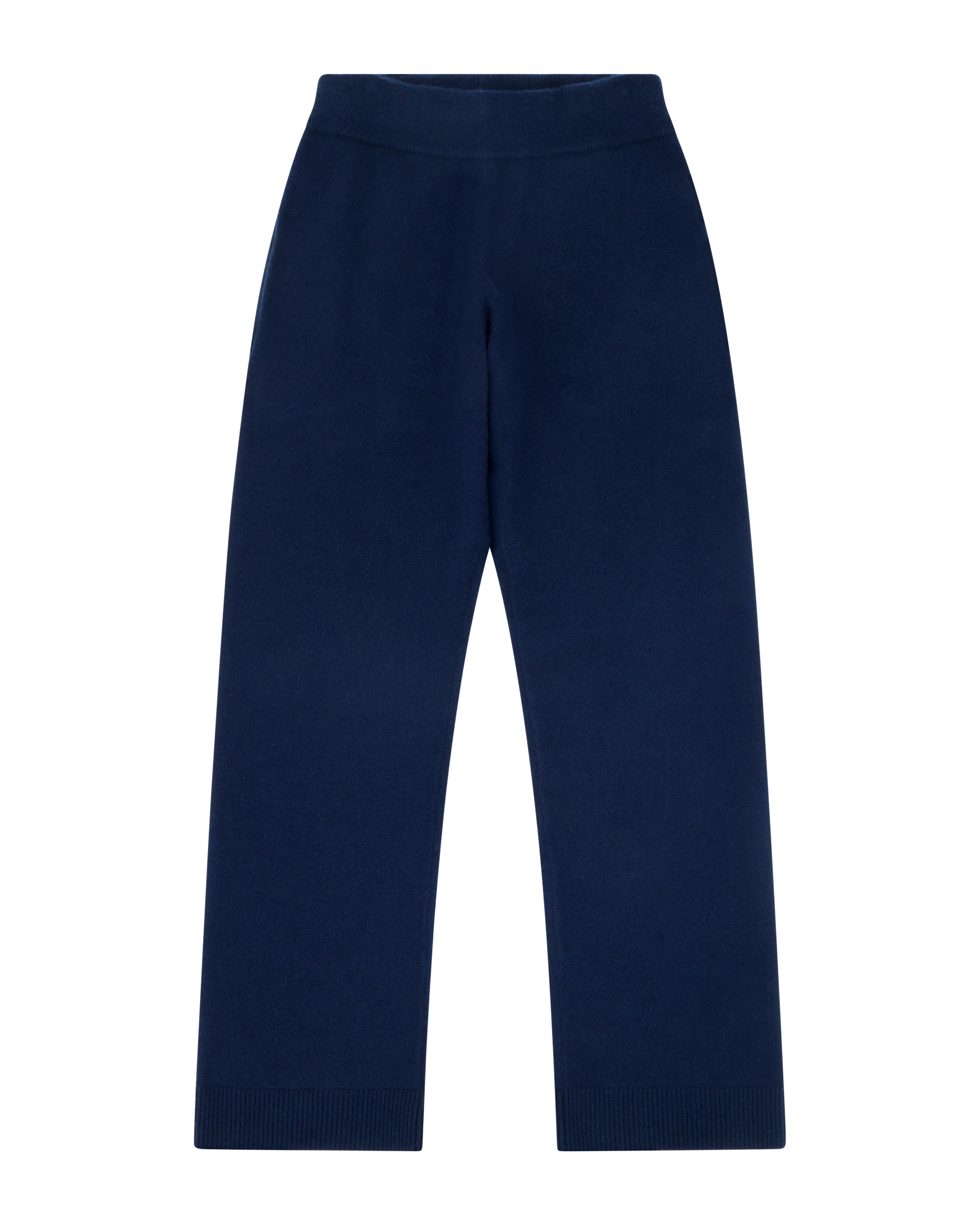 Knit Cashmere Lounge Pant Navy - Image 3