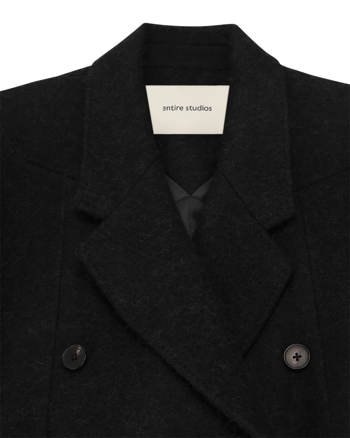 Dual Tailored Coat Black - Image 6