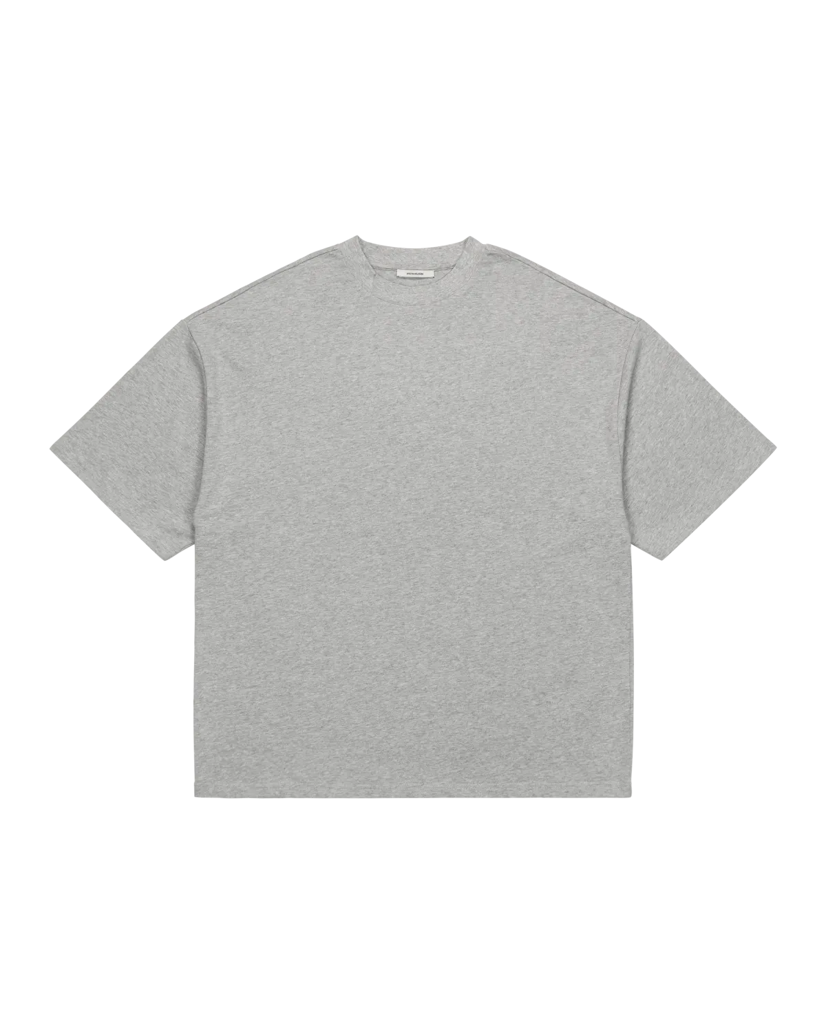 Heavy Boxy Tee Grey Marle - Image 5