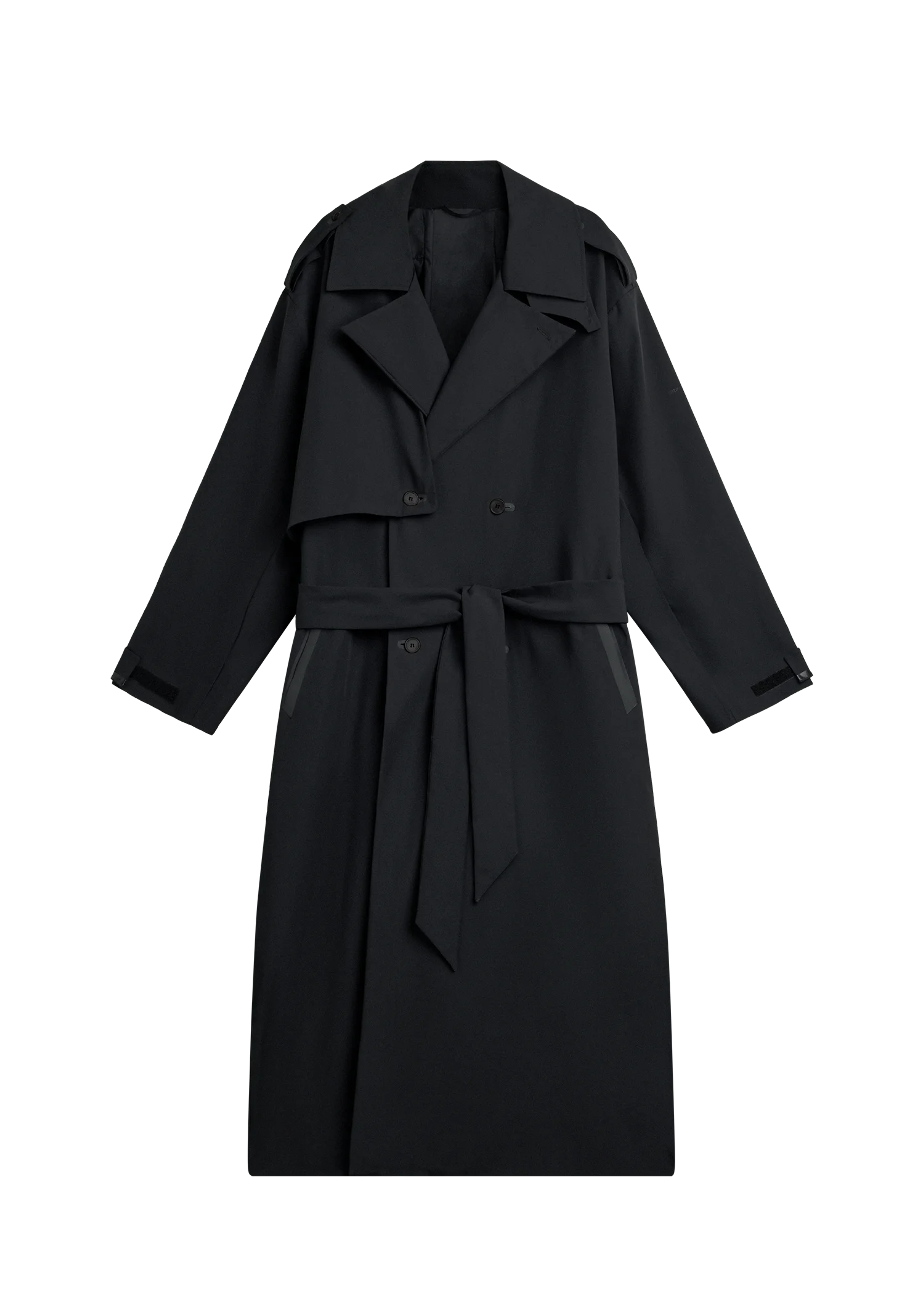 uniform-trenchcoat-black garment view