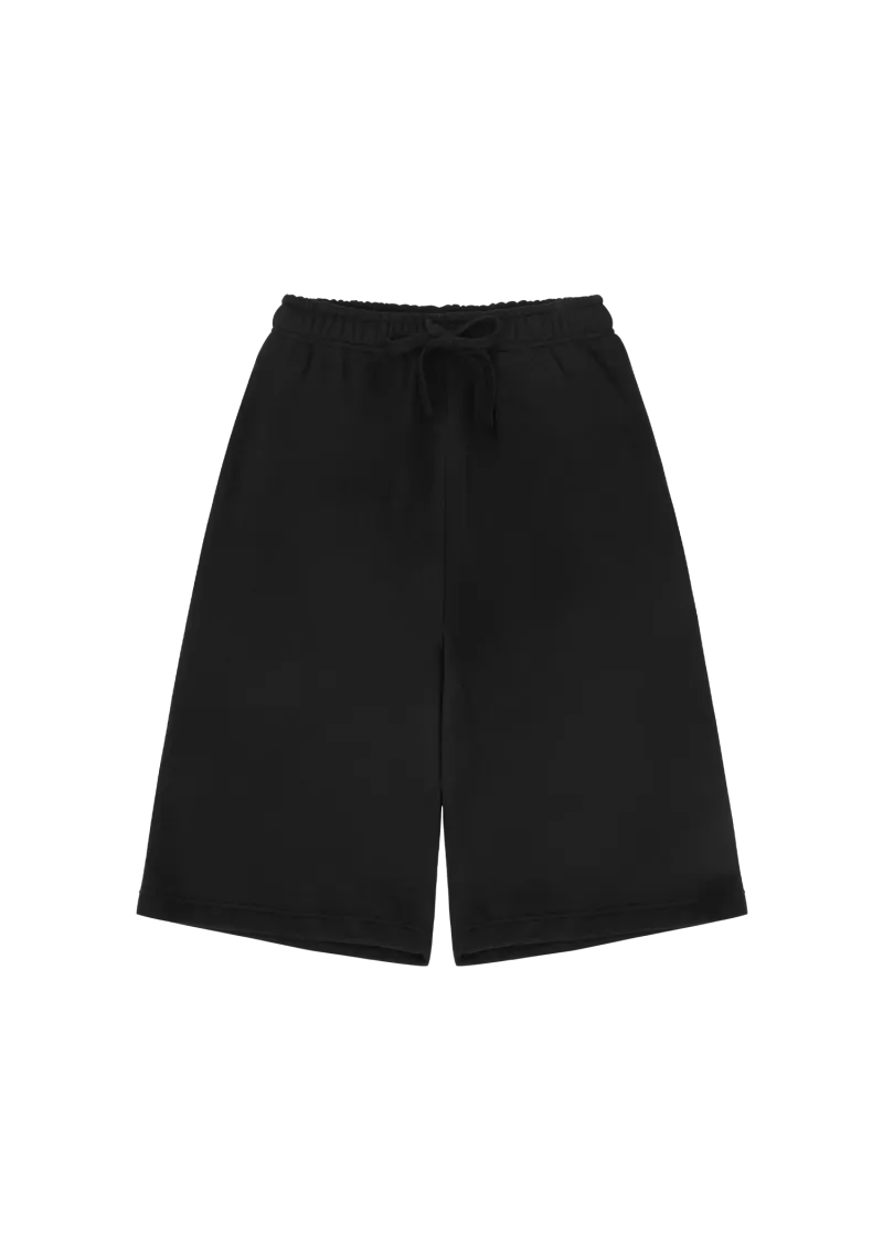 drop-short-black garment view