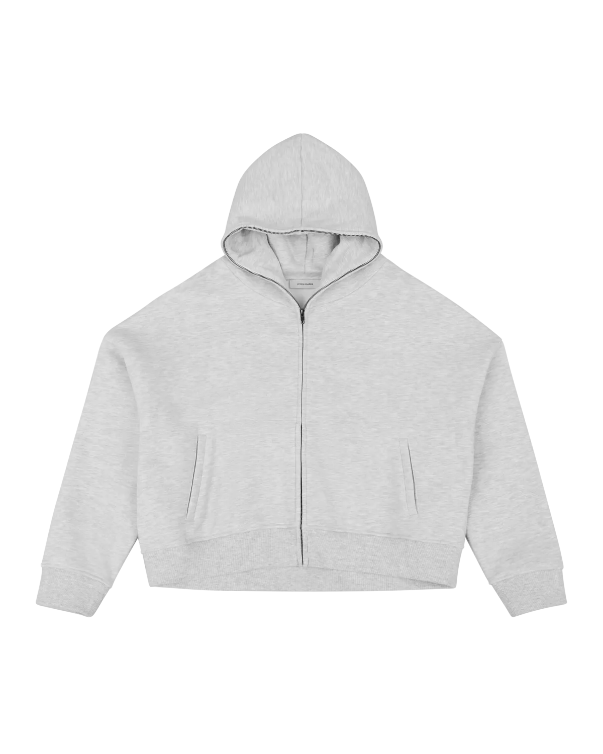 eternal zip heather grey - entire studios
