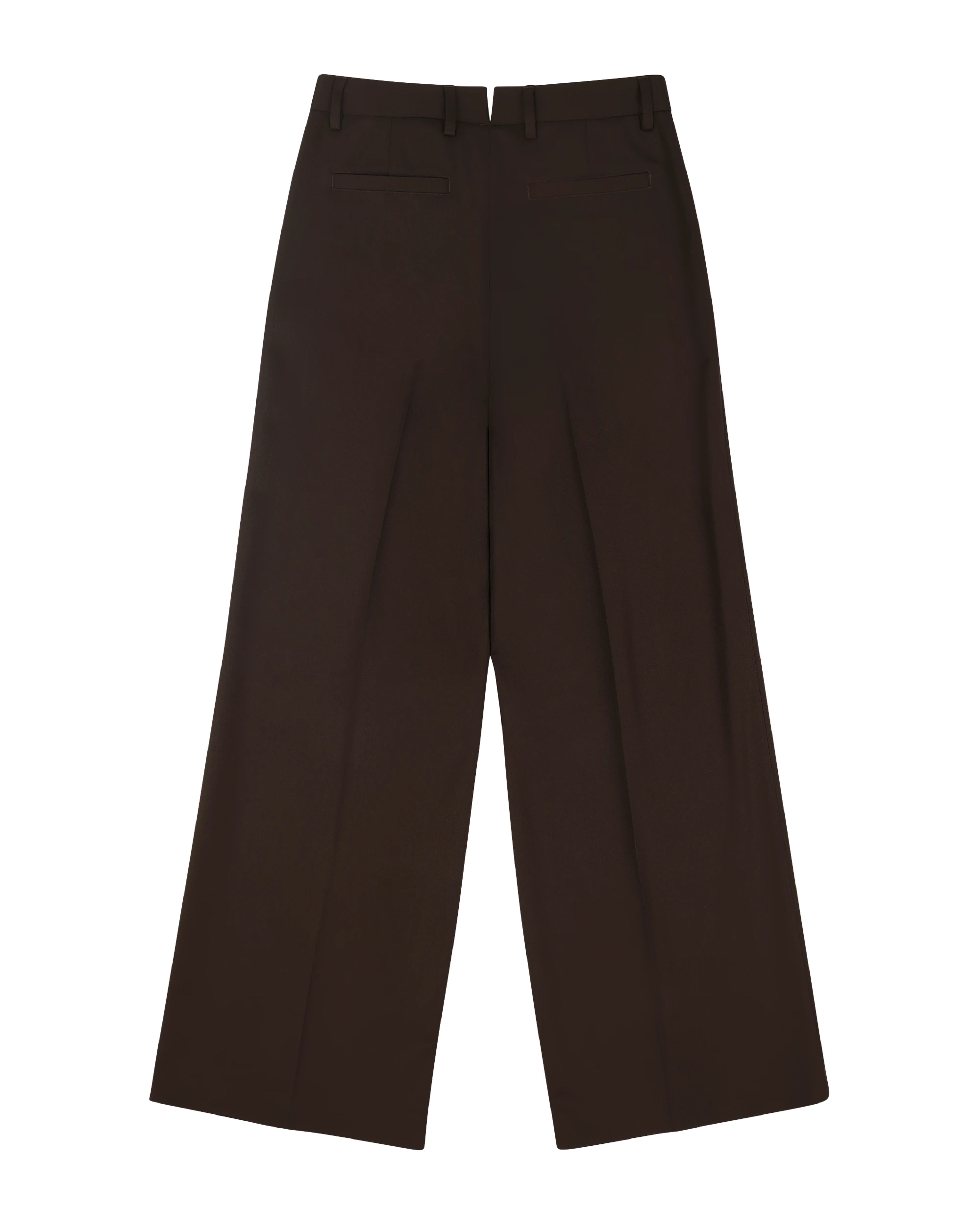 Wide Pleated Trouser Tobacco - Image 2