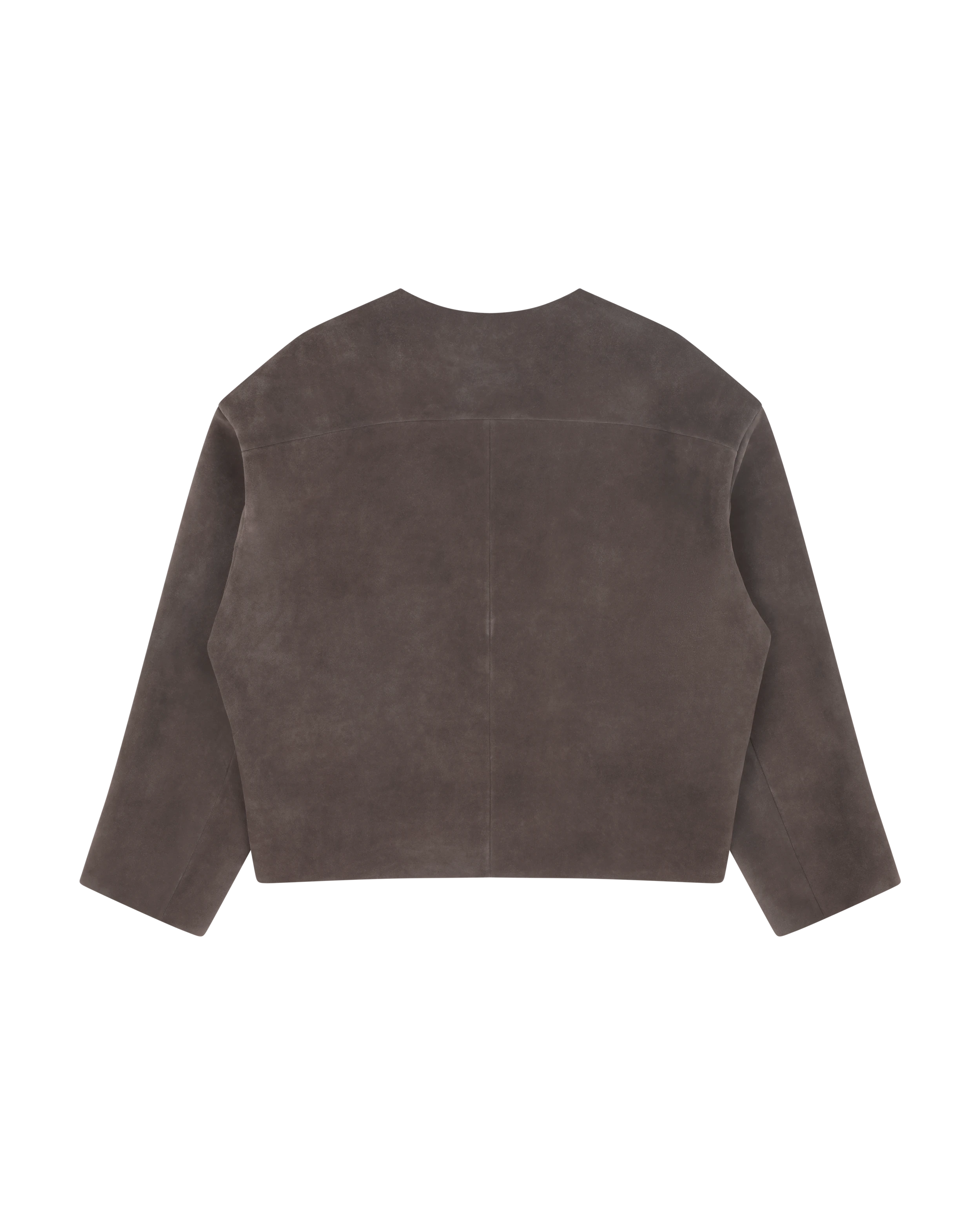 Minimal Leather Jacket Loden - Image 4