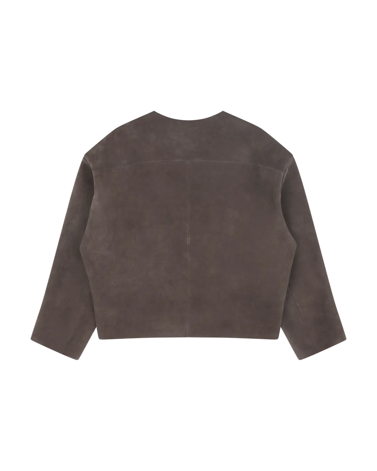 Minimal Leather Jacket Loden - Image 3