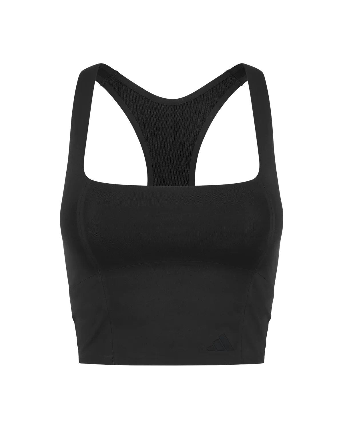 Optime Training Medium Support Bra Tank Black - Image 5