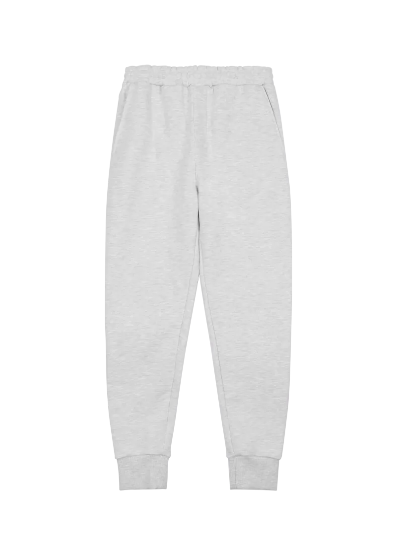 slim-sweatpant-heather-grey garment view