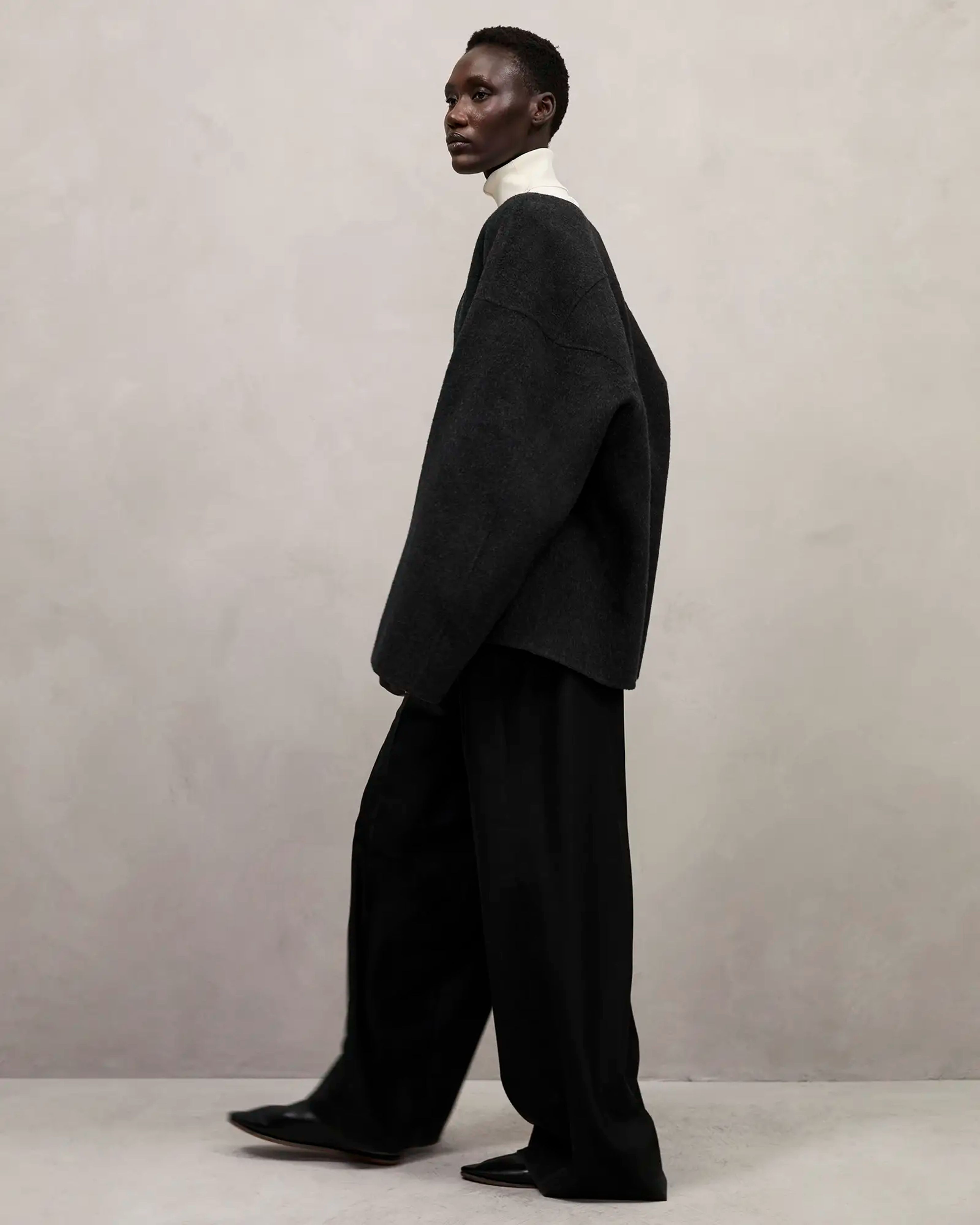 Jool Jacket Black Wool - Image 1