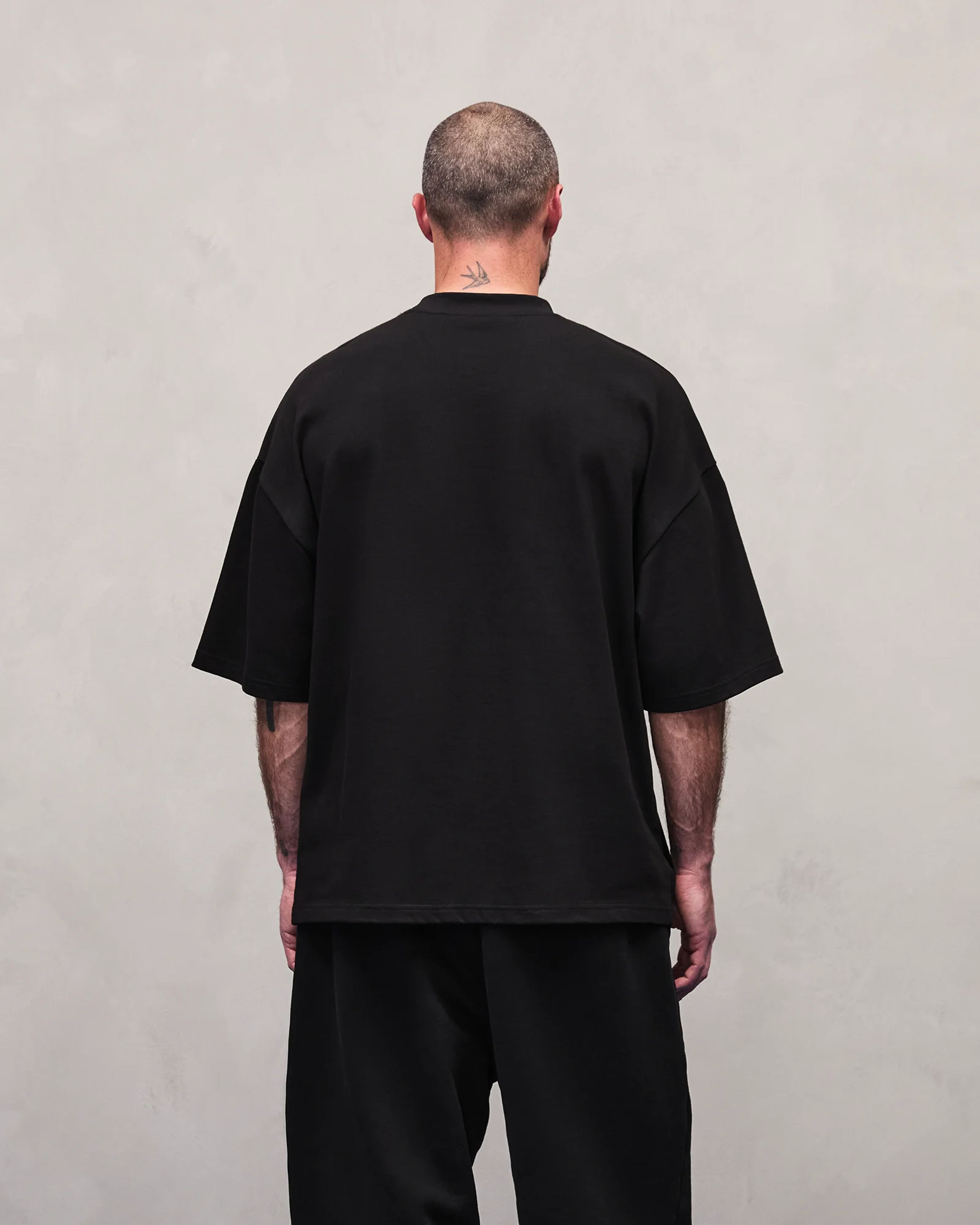 Heavy Boxy Tee Black - Image 6