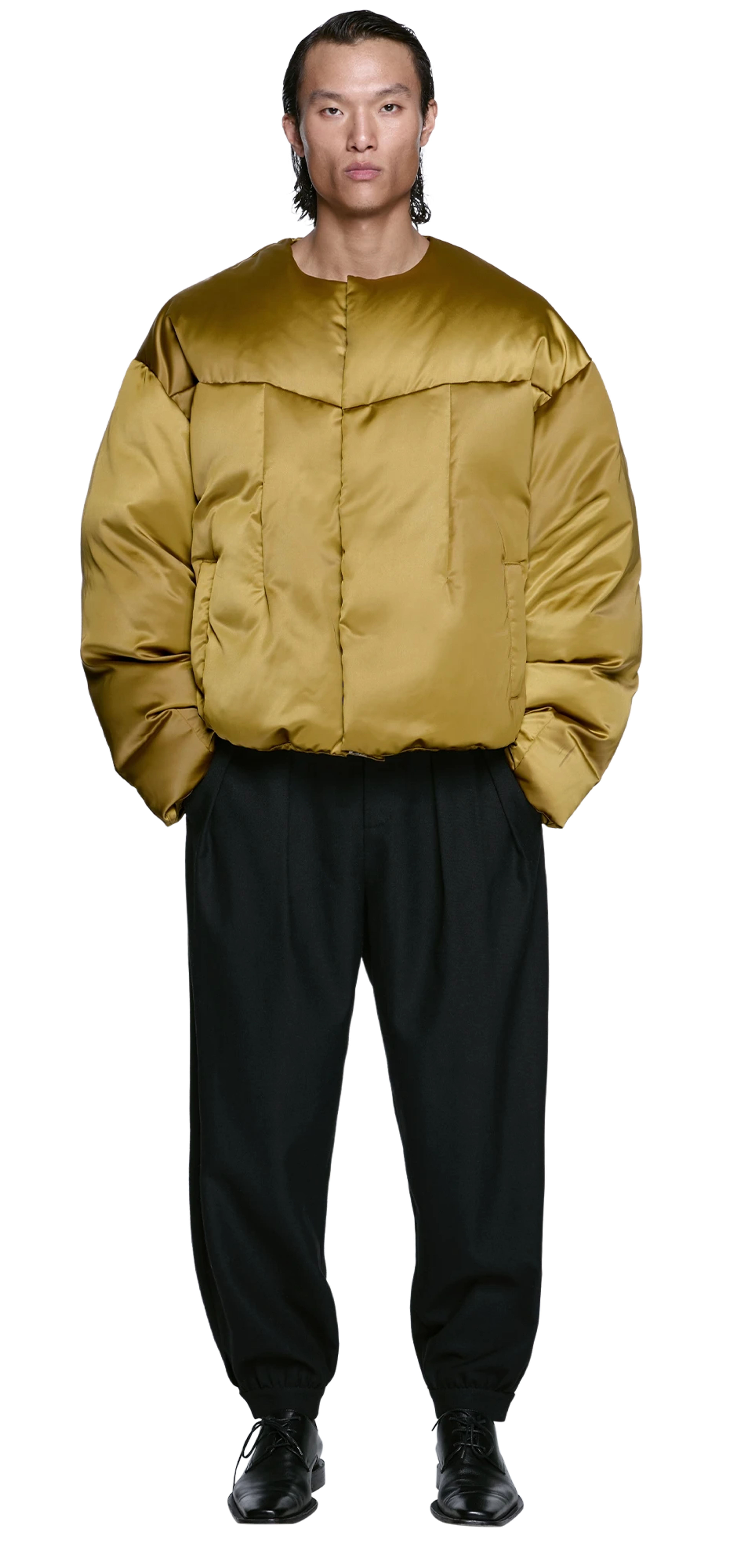 pod-puffer-mustard character front view
