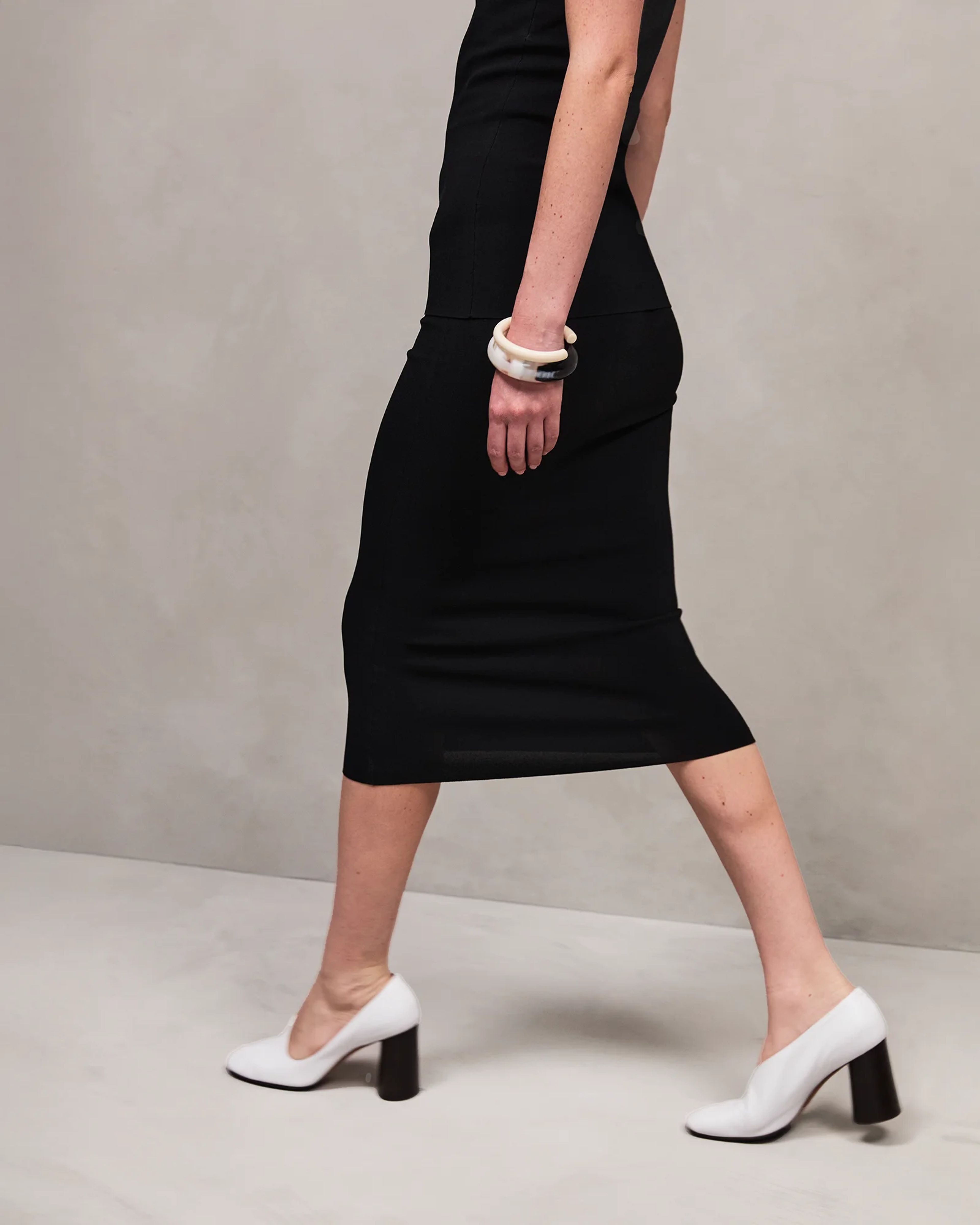 Knit Skirt Black - Image 2