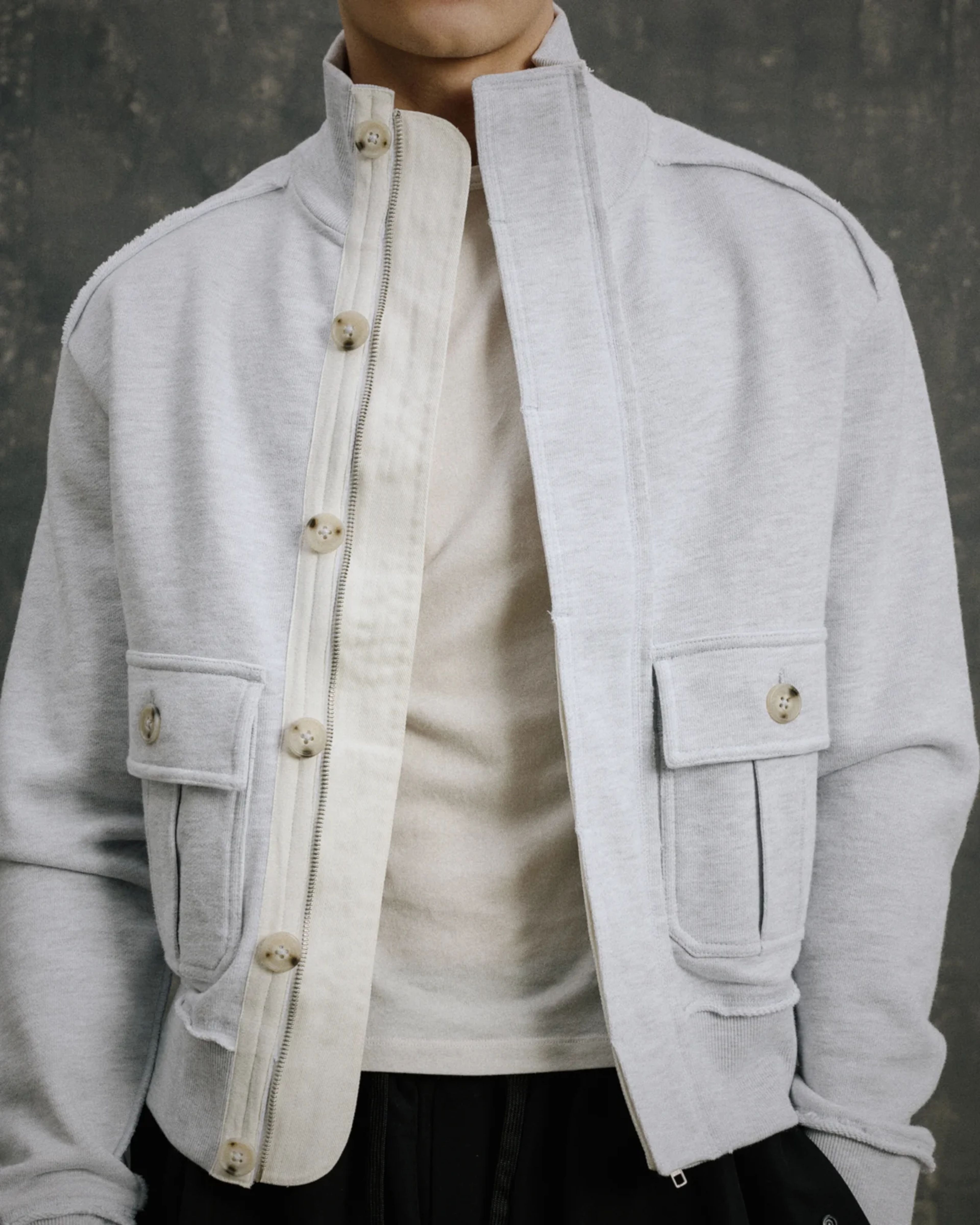 Supply Track Jacket Heather Grey - Image 2
