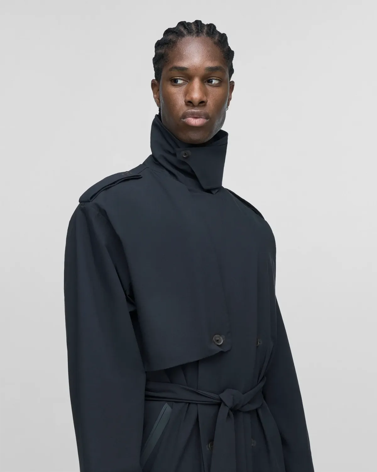 Uniform Trenchcoat Black - Image 6