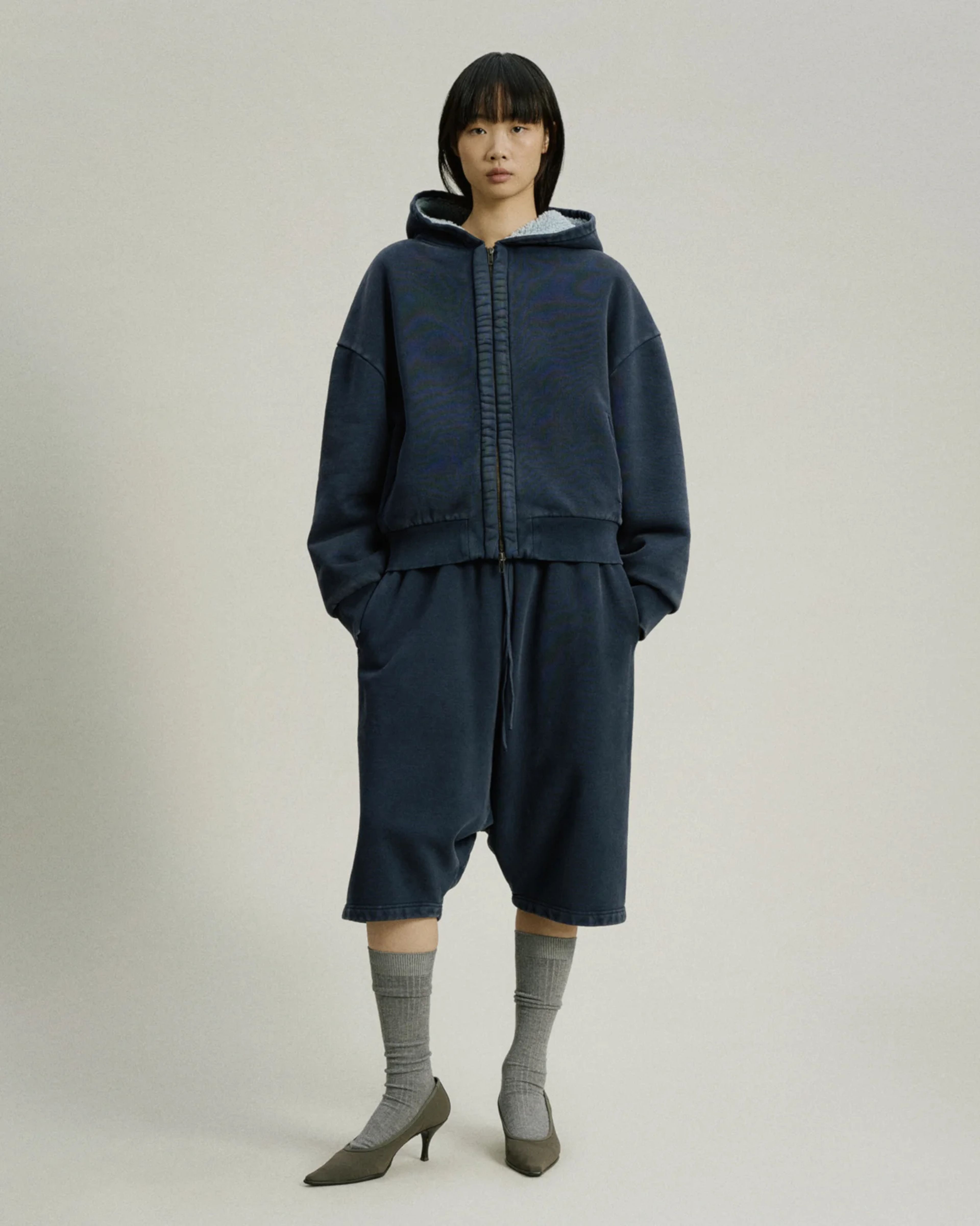 Sherpa Hood Salted Navy - Image 2