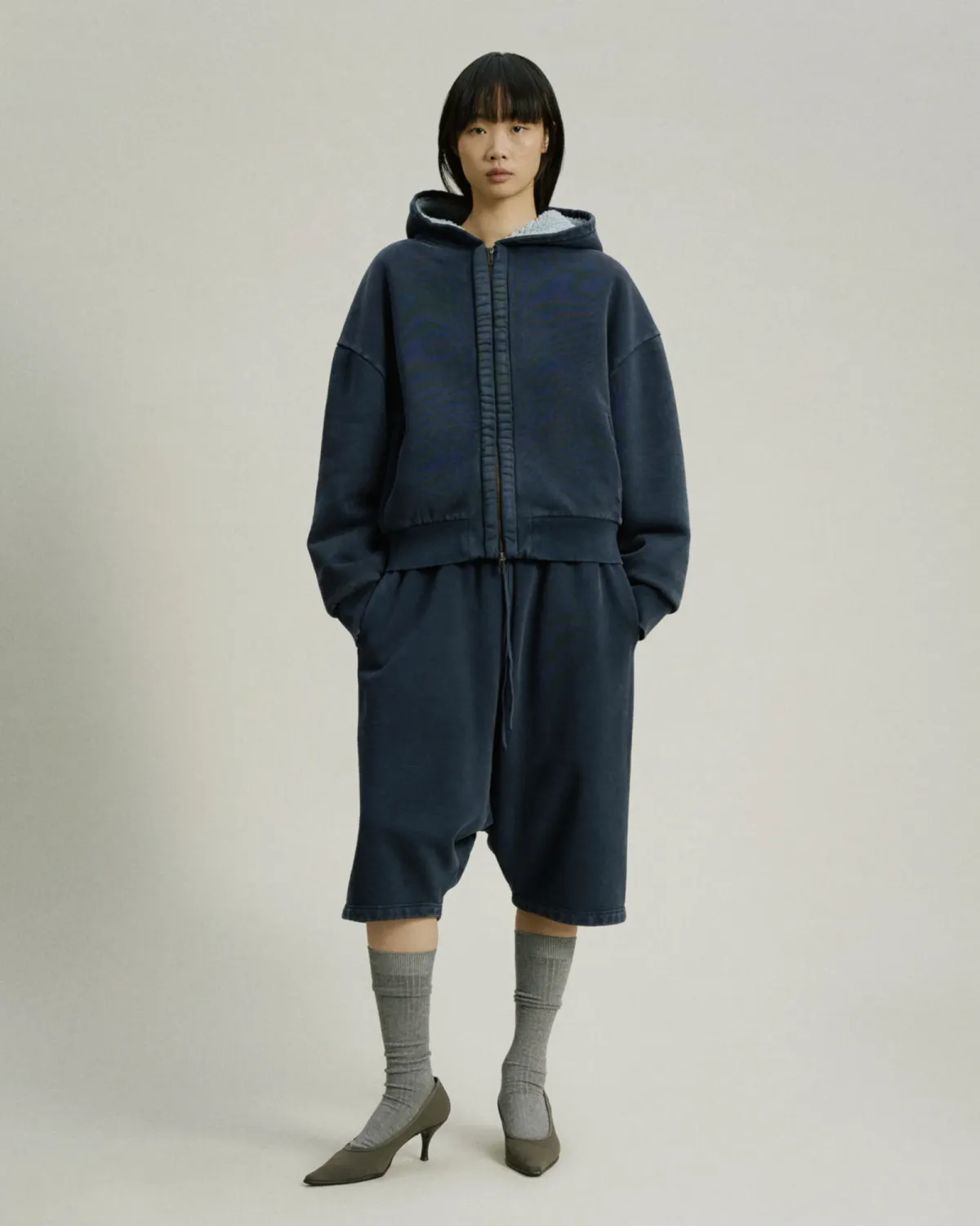Sherpa Hood Salted Navy - Image 2