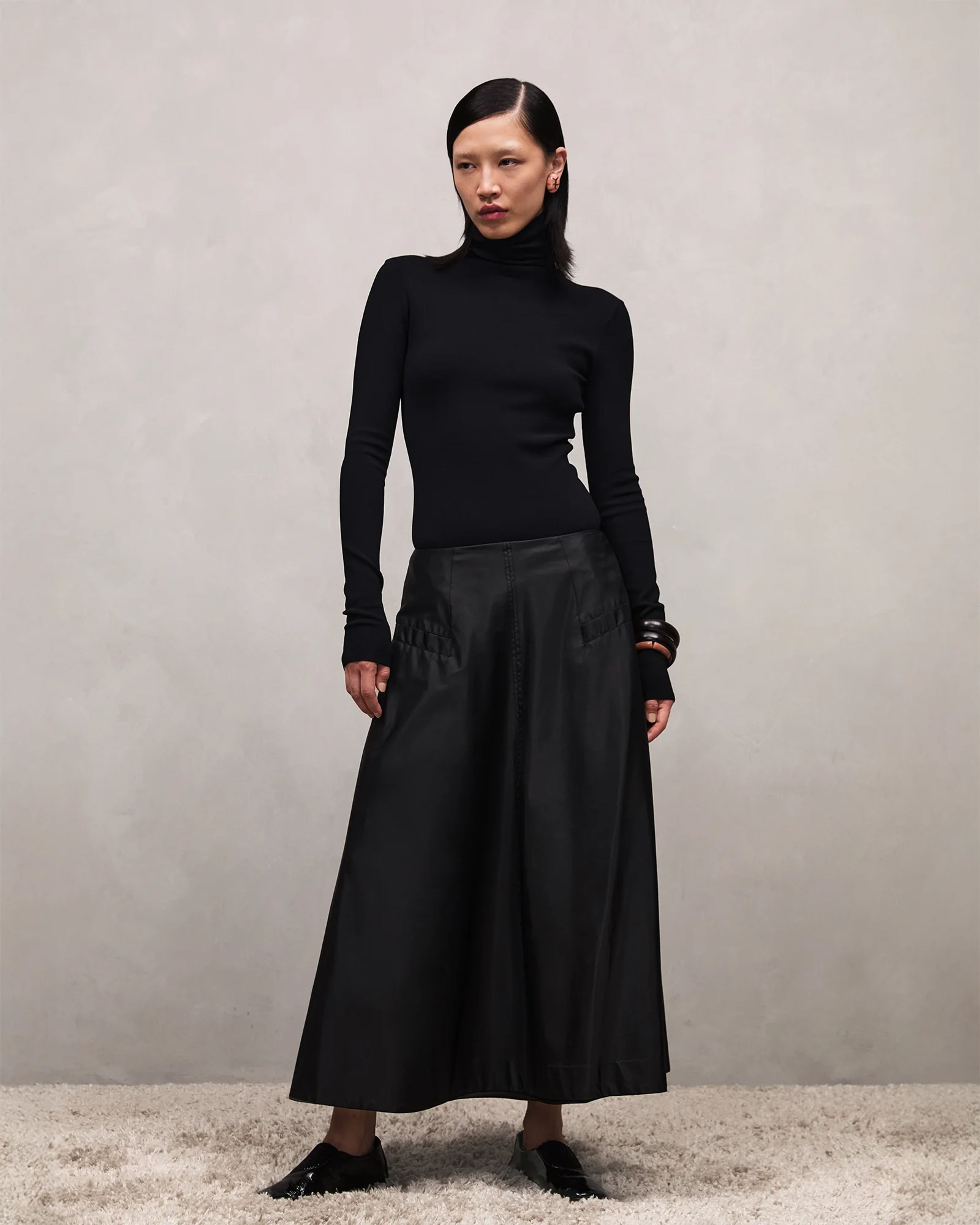 Turtleneck Bodysuit Black - Image 2