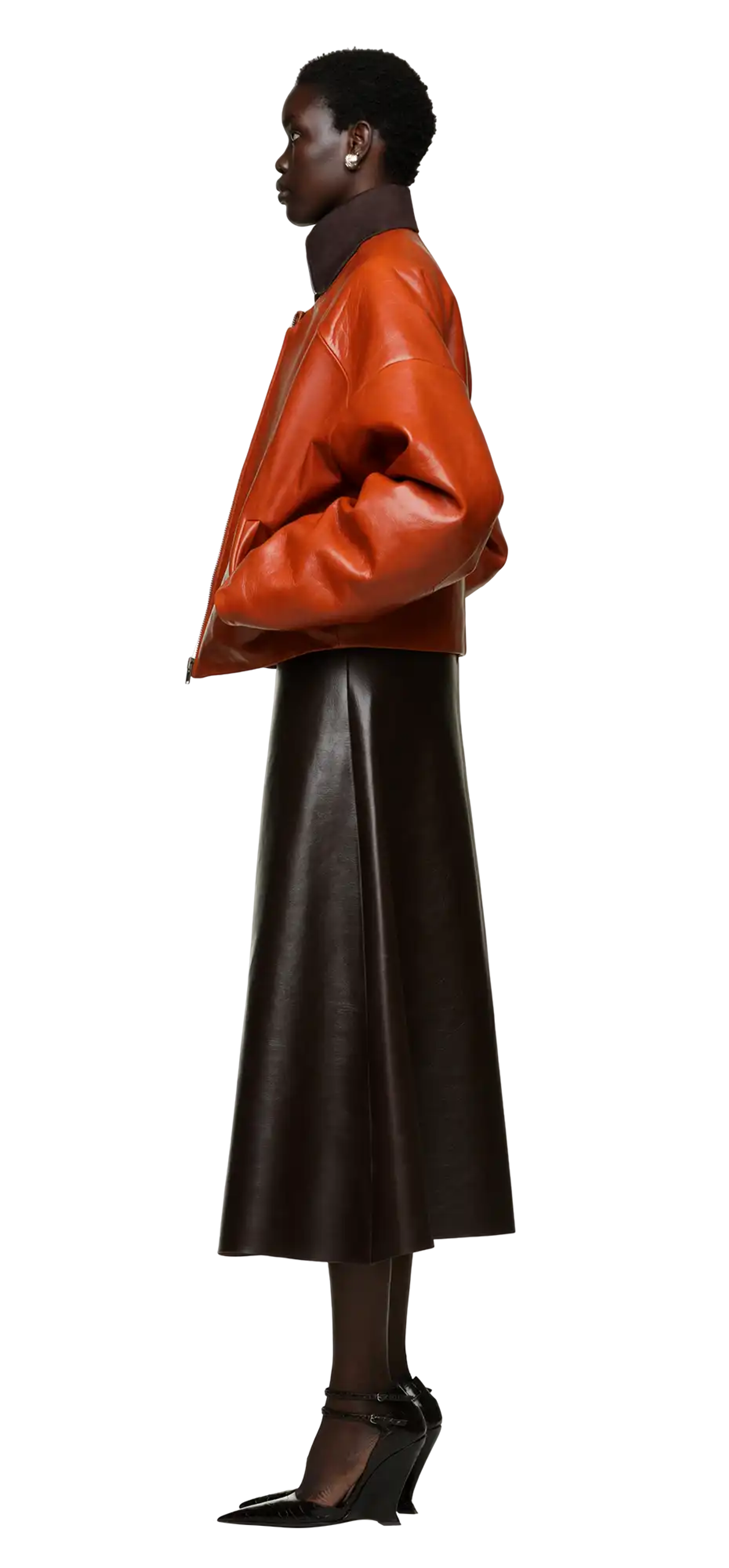 arced-leather-jacket-copper character left view