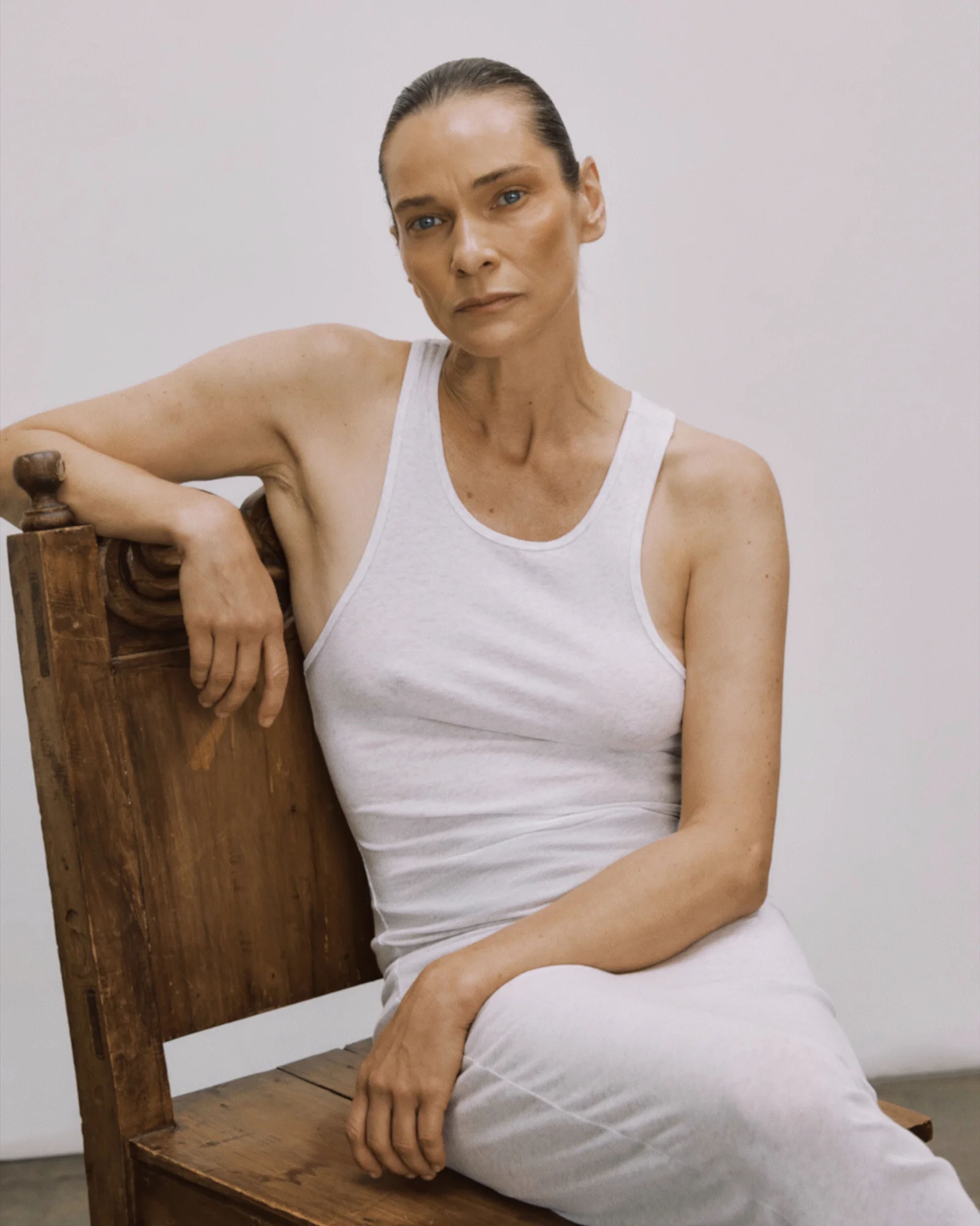 Midi Muscle Tank Heather Grey - Image 3