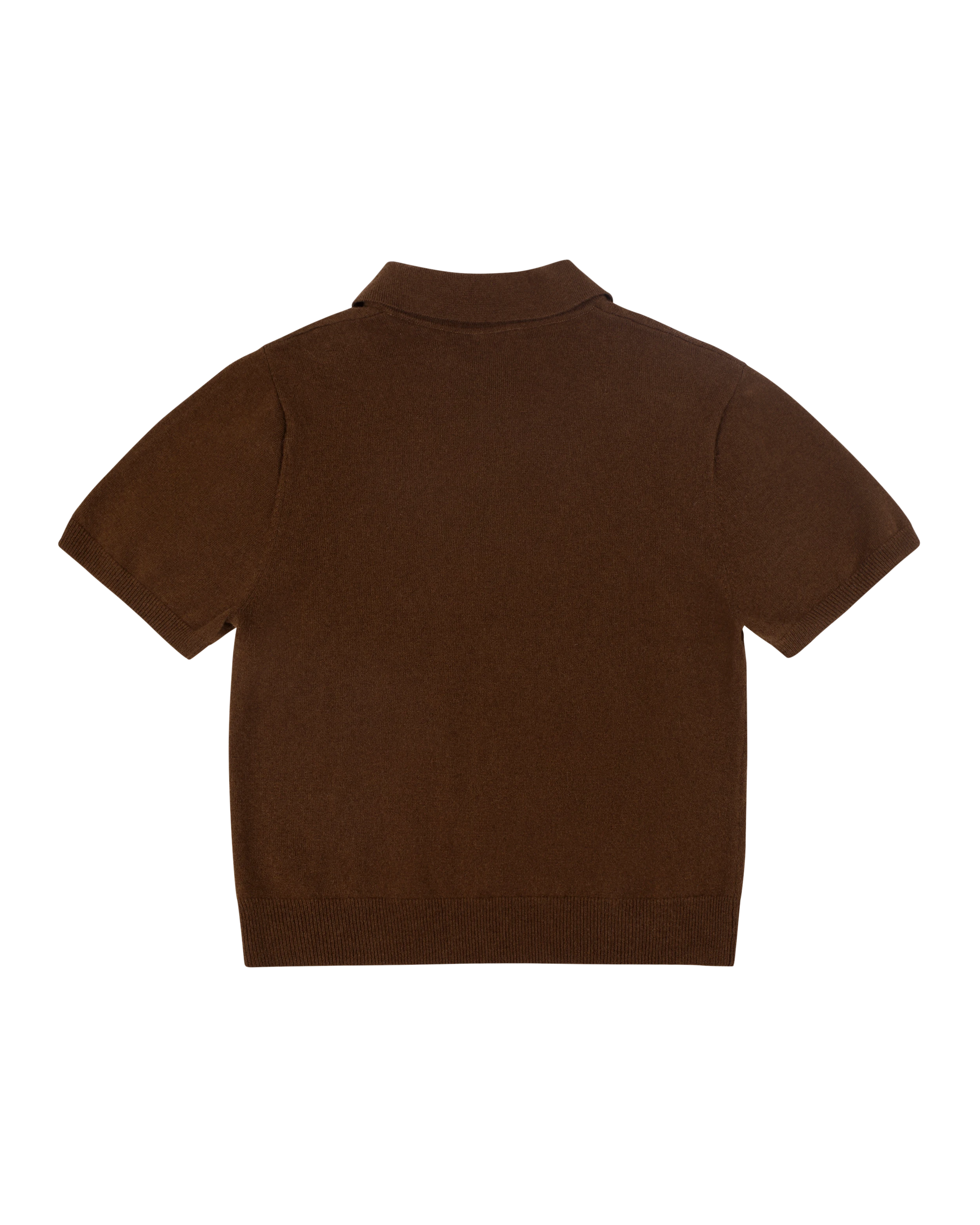 Short Sleeve Knit Polo Cedar - Image 6