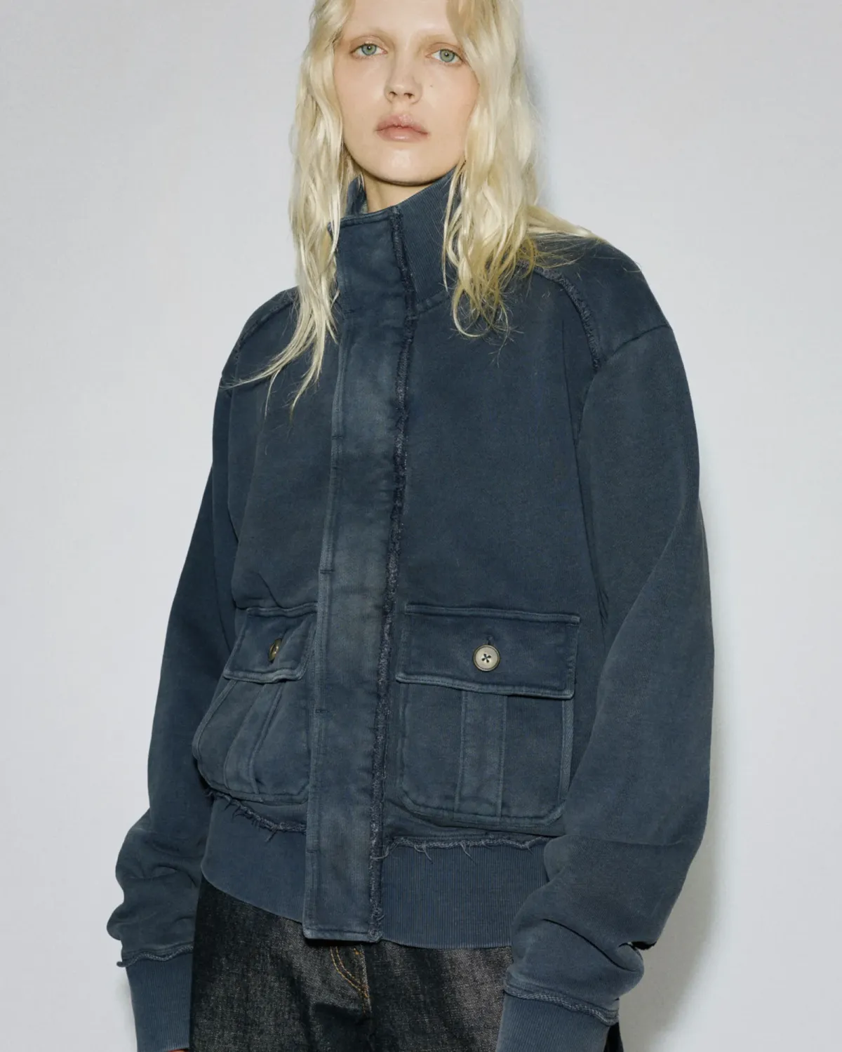 Supply Track Jacket Salted Navy - Image 4