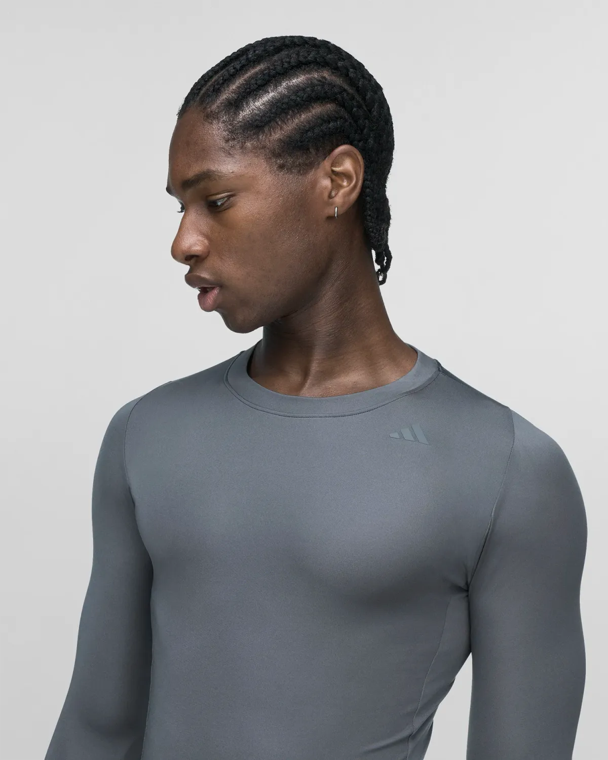 Techfit Compression Training Long Sleeve Granite - Image 5