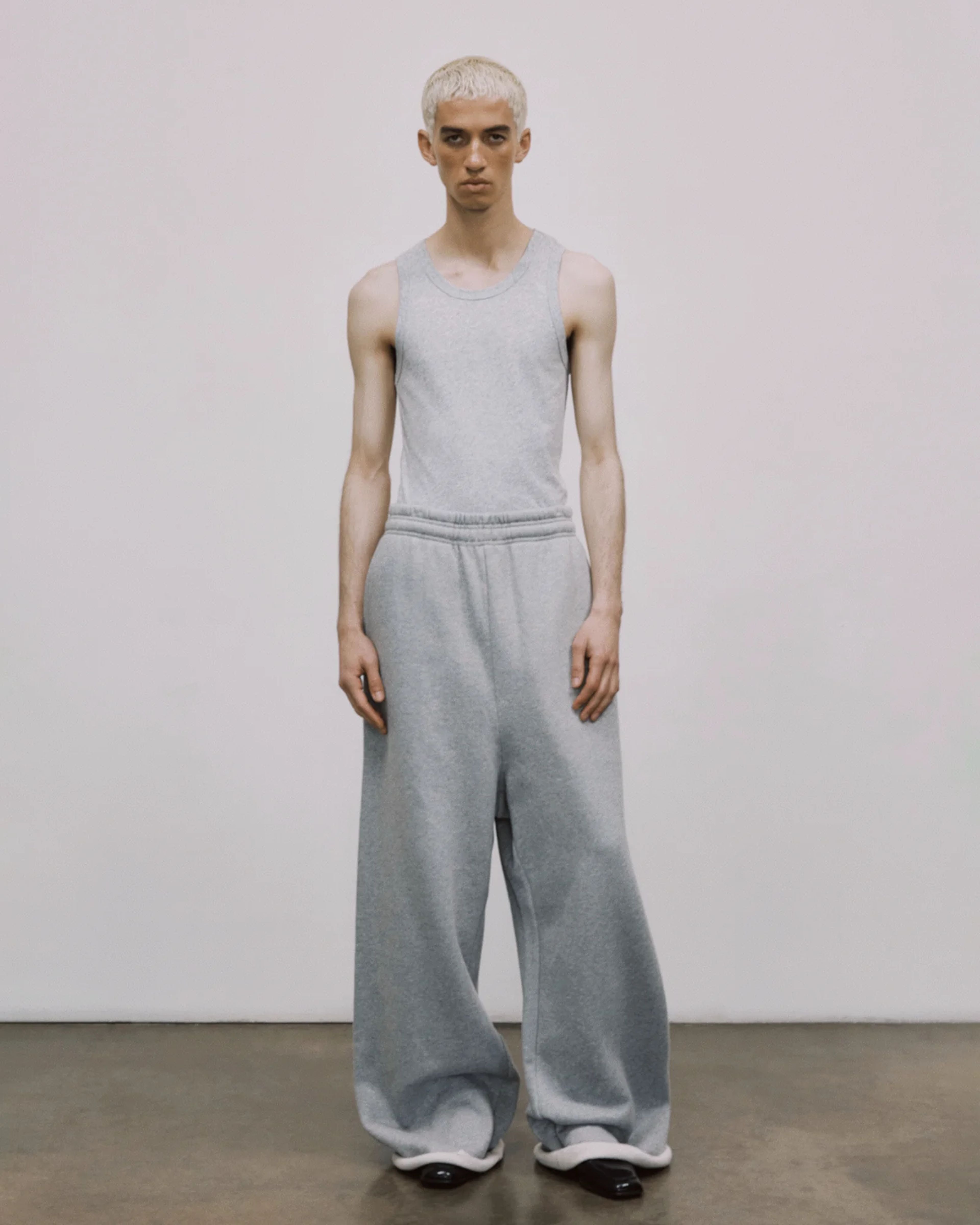 Sheer Tank Grey Marle - Image 3