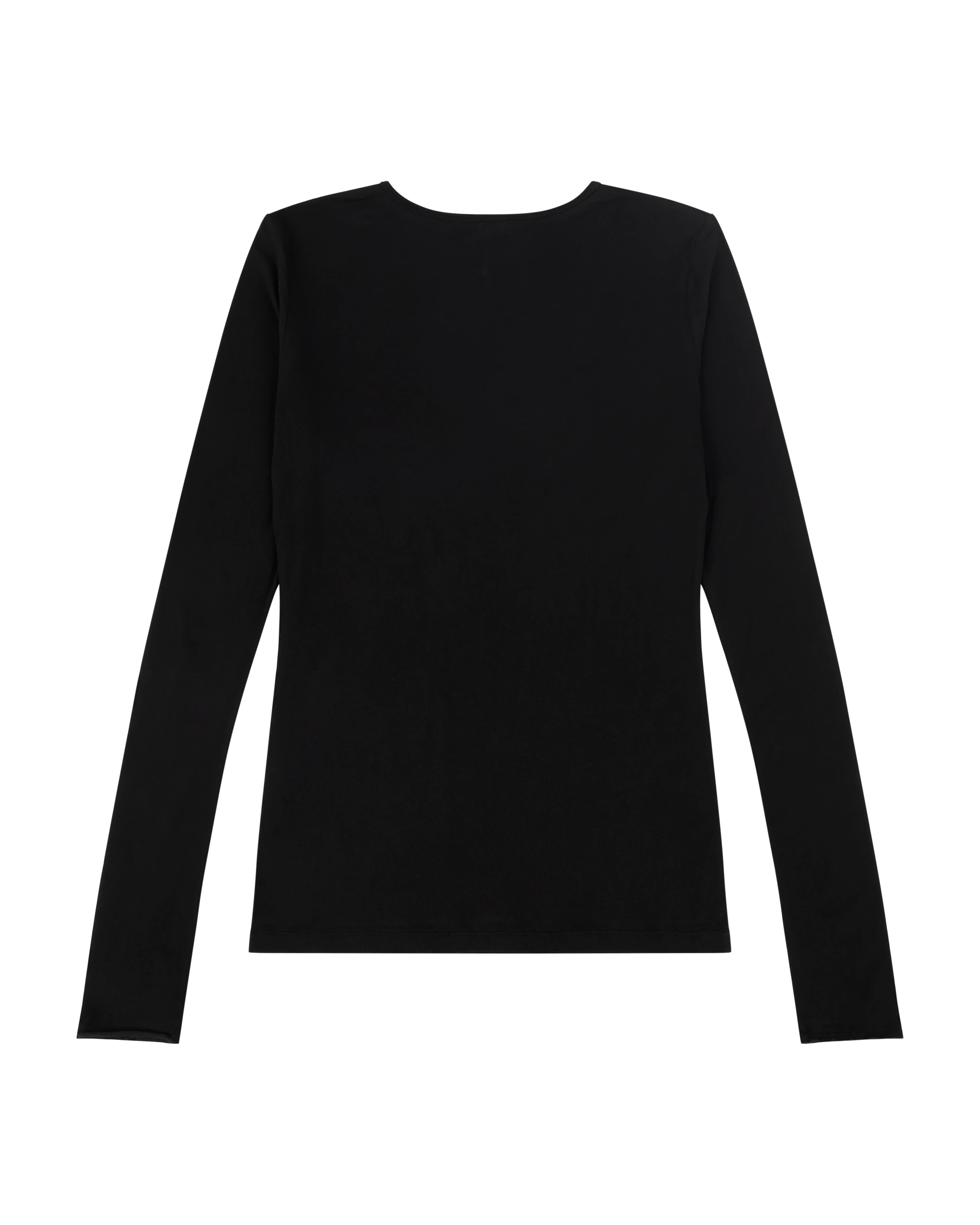Sheer Long Sleeve Black - Image 5