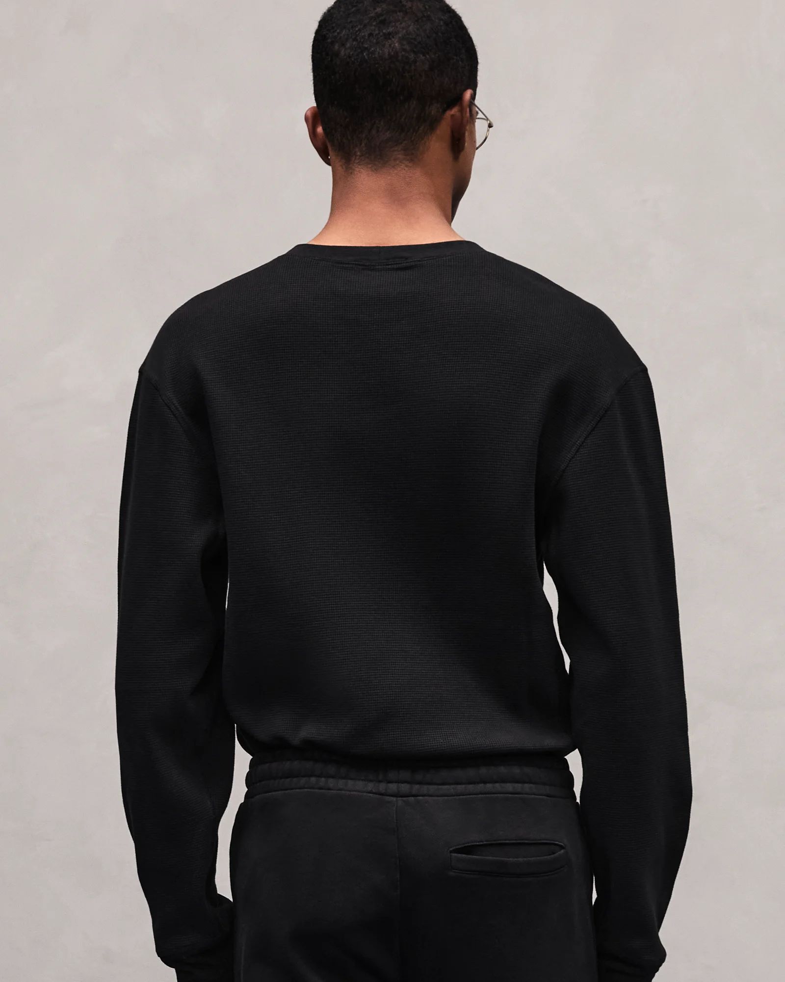 thermal long sleeve black - entire studios thermal long sleeve black - entire studios