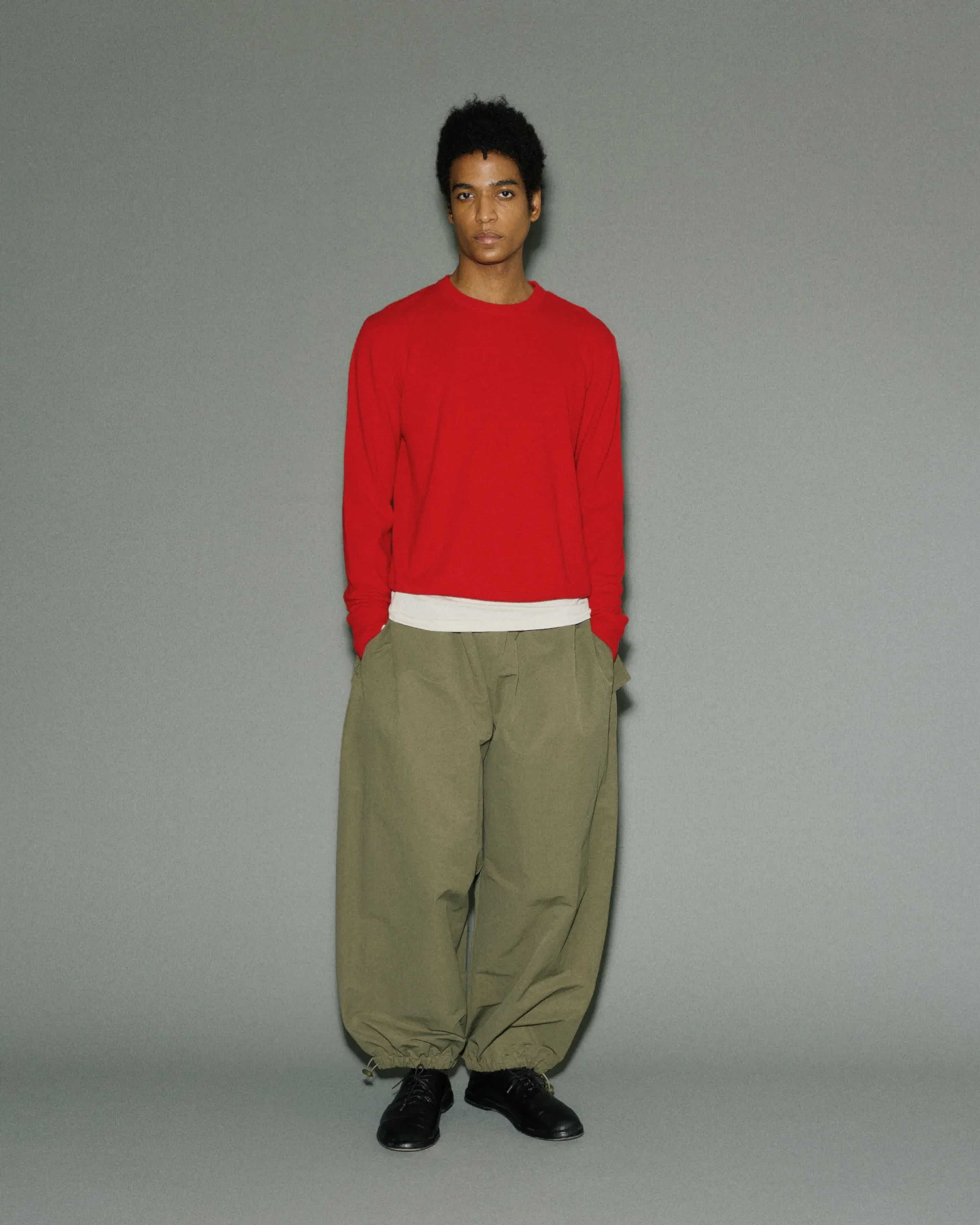 Knit Cashmere Crewneck Red - Image 1