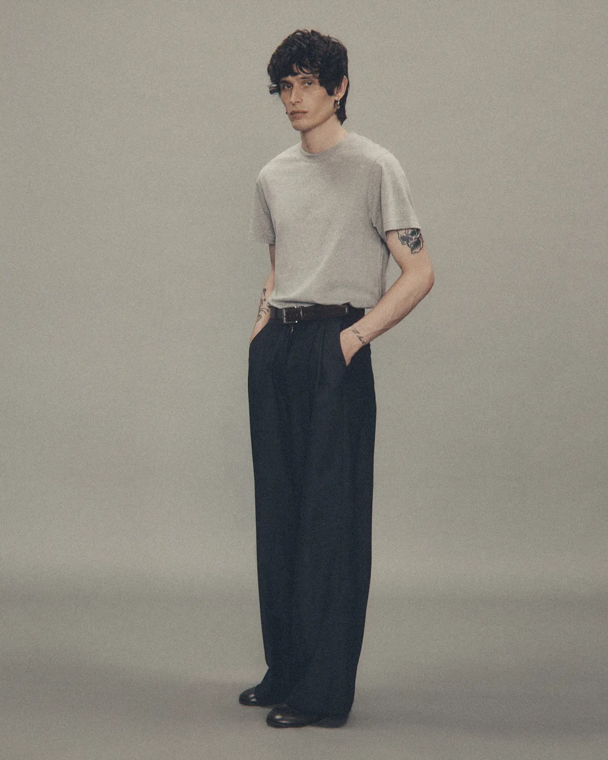 Standard Tee Grey Marle - Image 4
