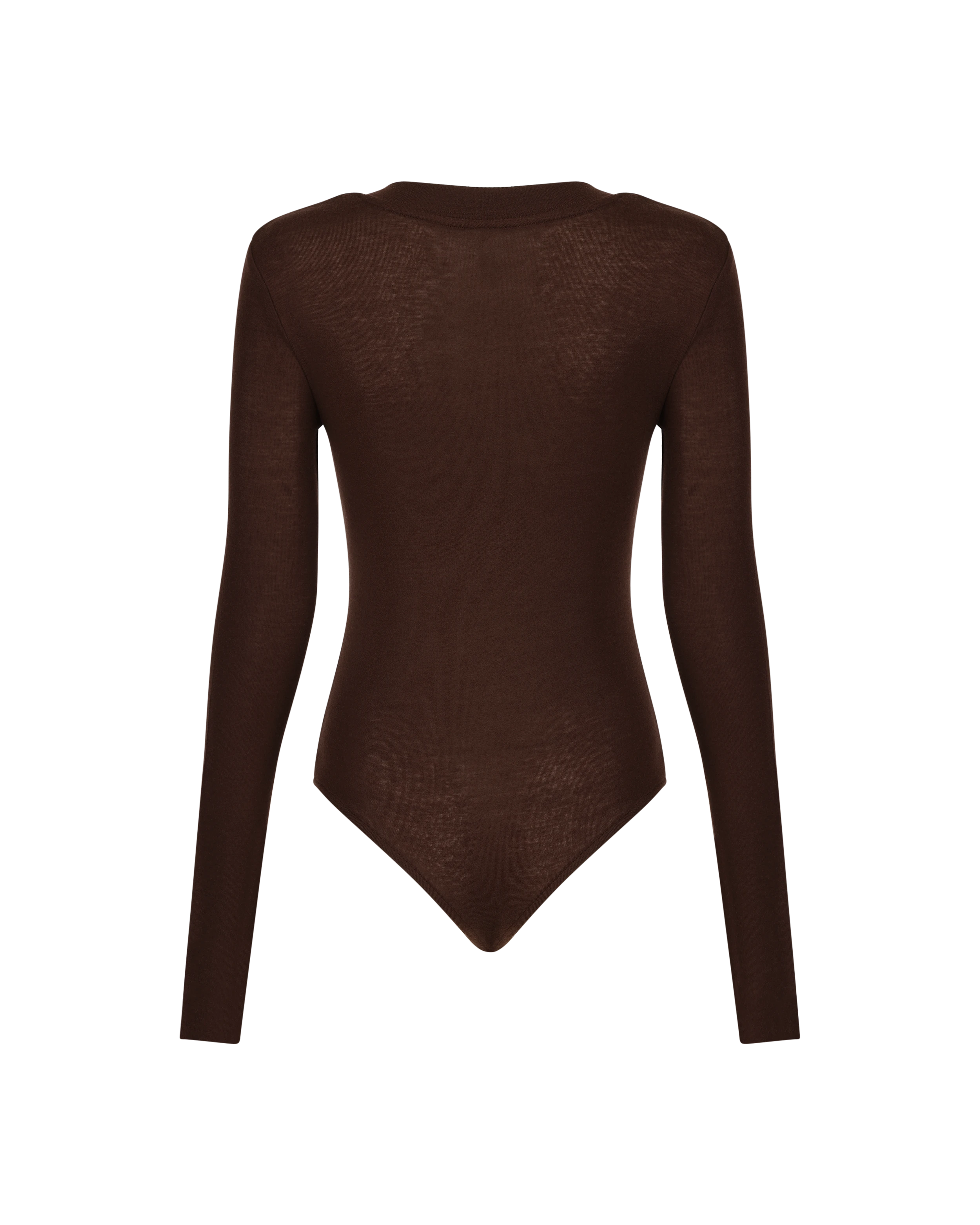 Circle Neck Bodysuit Saddlewood - Image 6