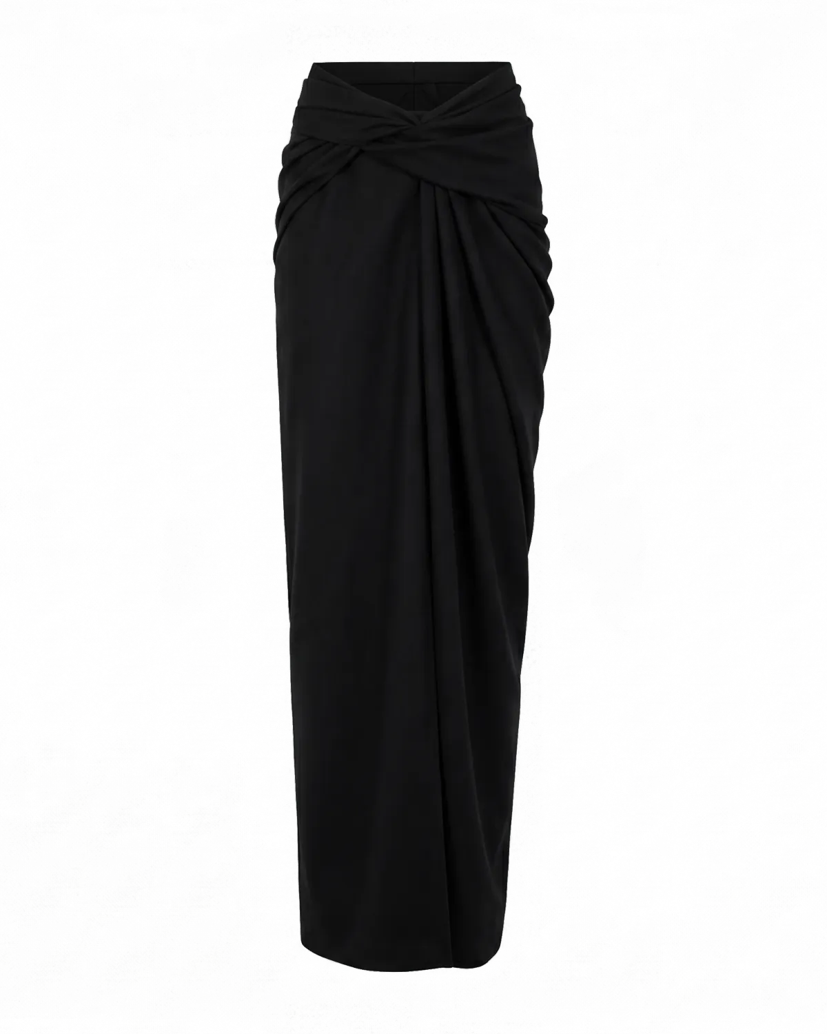 Interlock Skirt Black Wool - Image 3