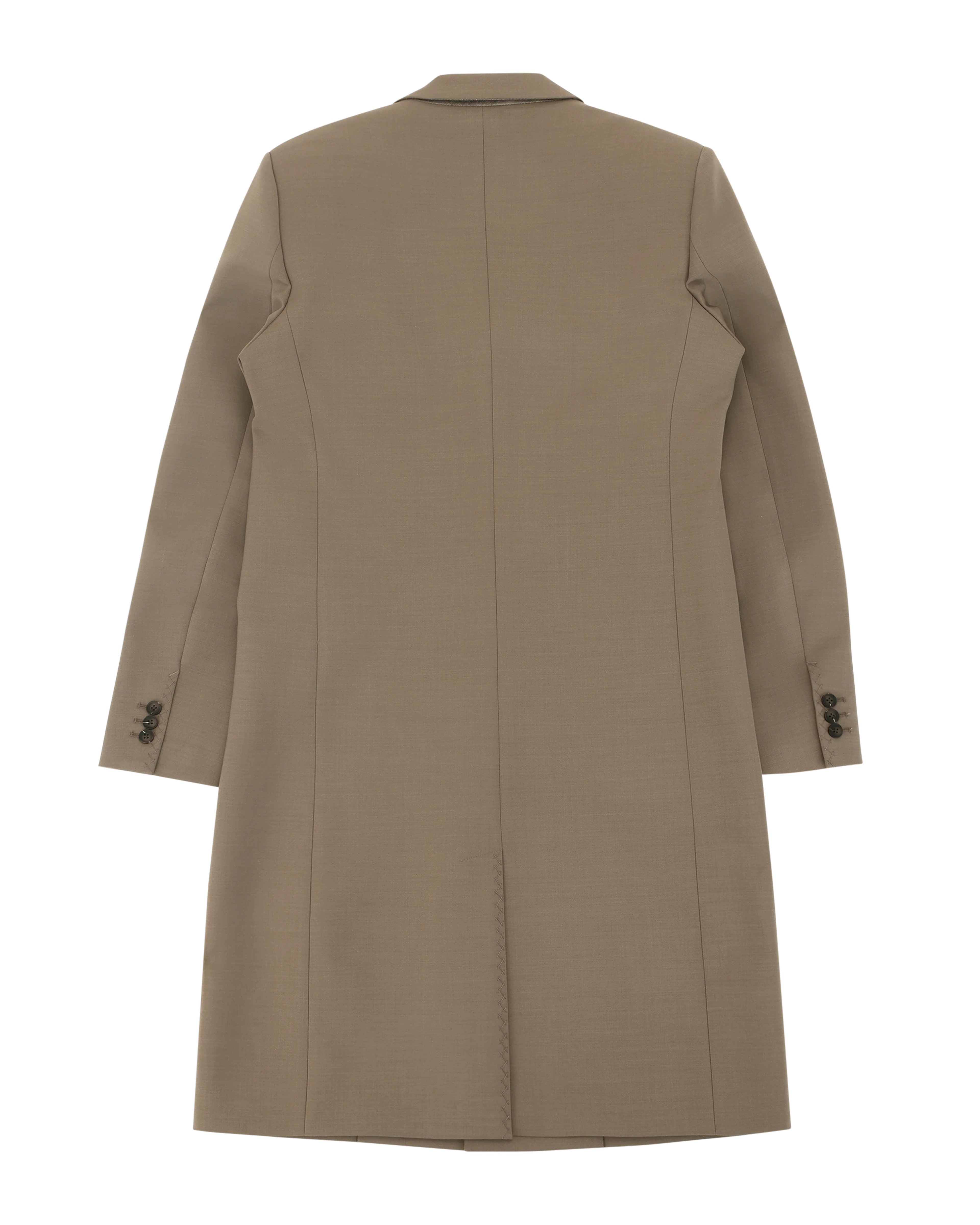 Simple Breasted Coat Camel - Image 4