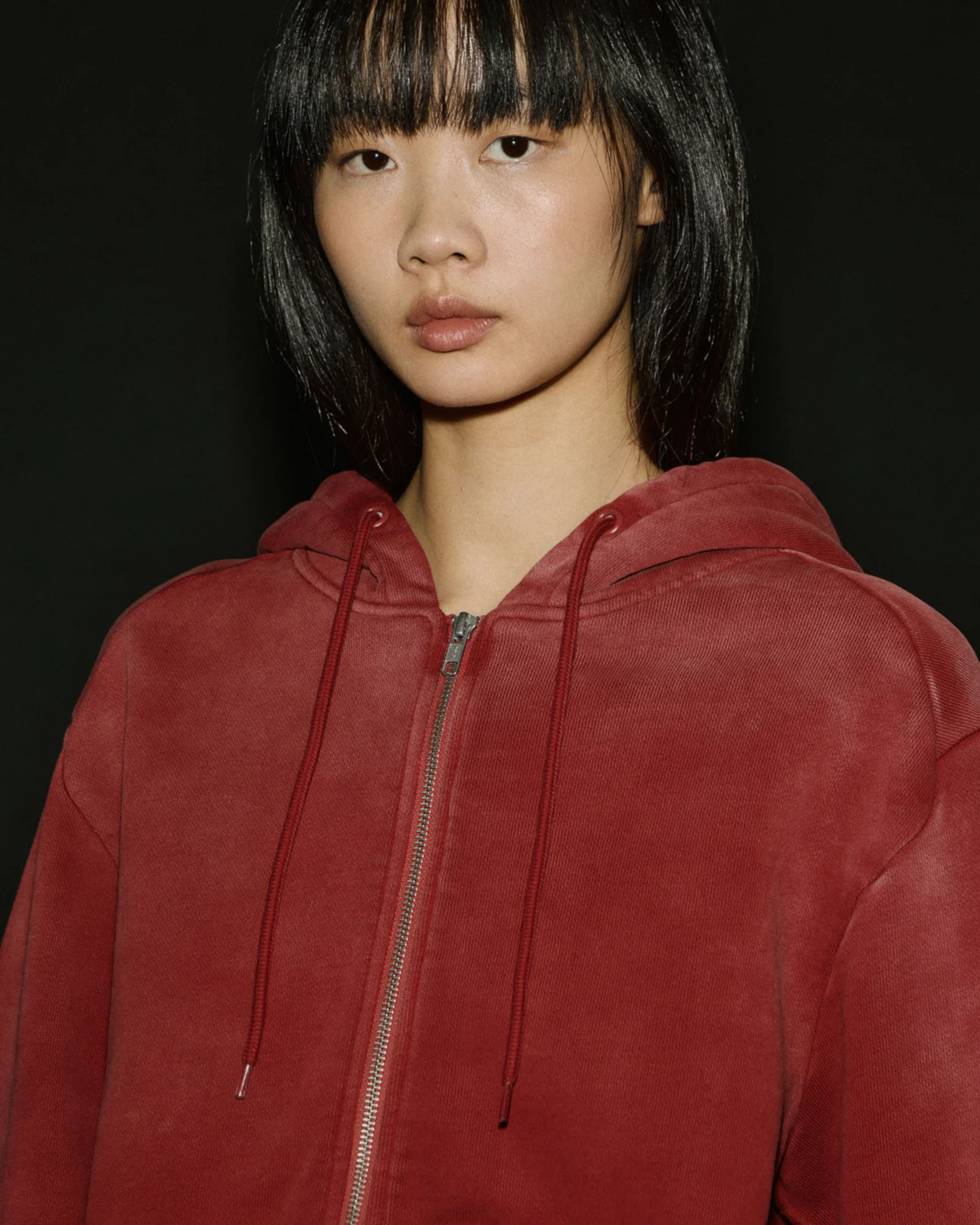 Slim Zip Up Red Clay - Image 2