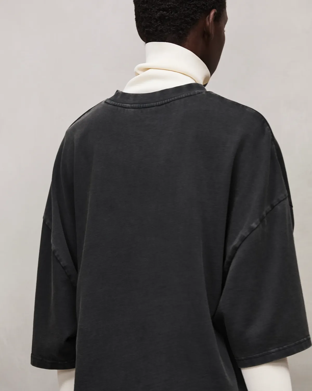 Heavy Boxy Tee Washed Black - Image 2