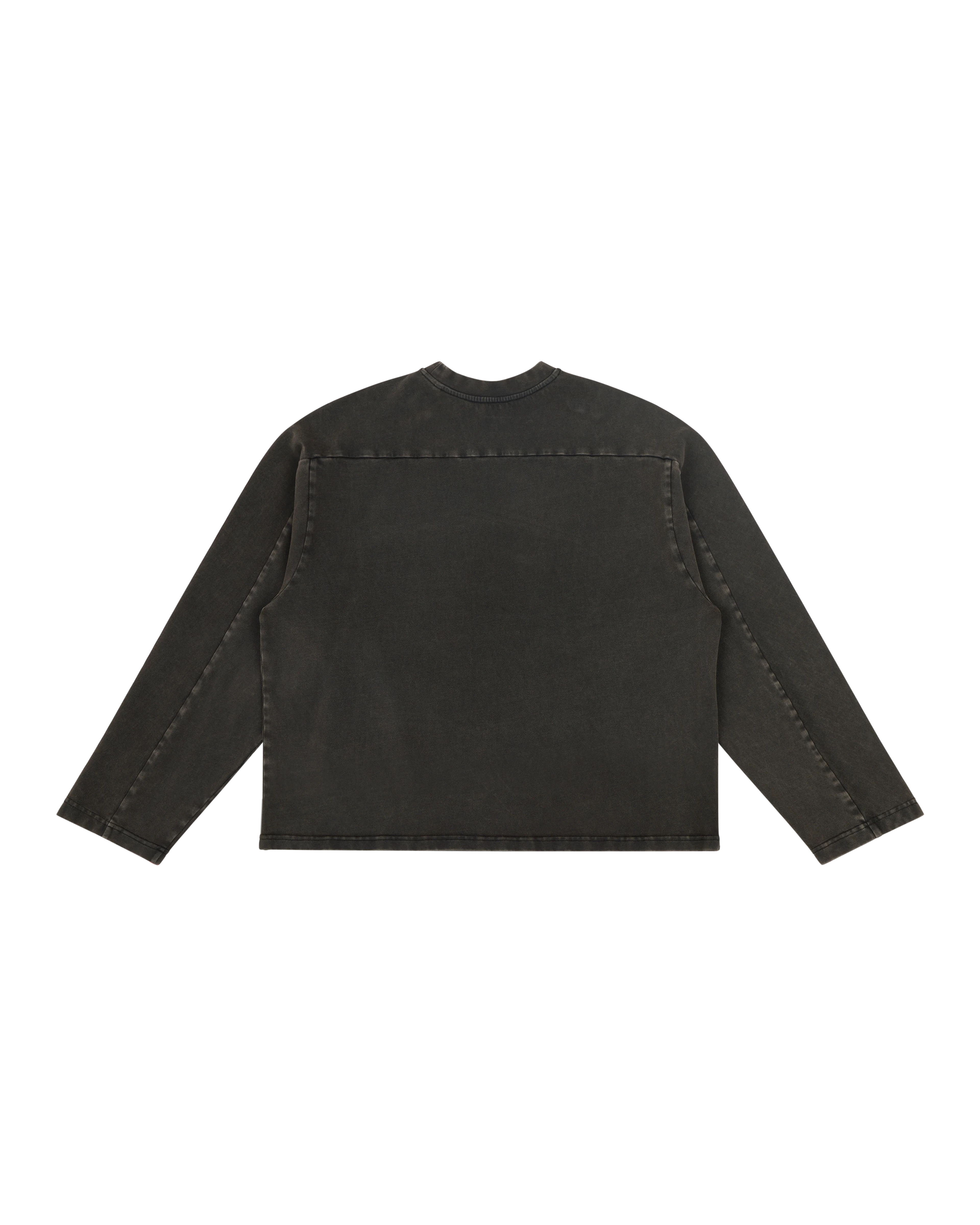 Heavy Long Sleeve Washed Black - Image 4