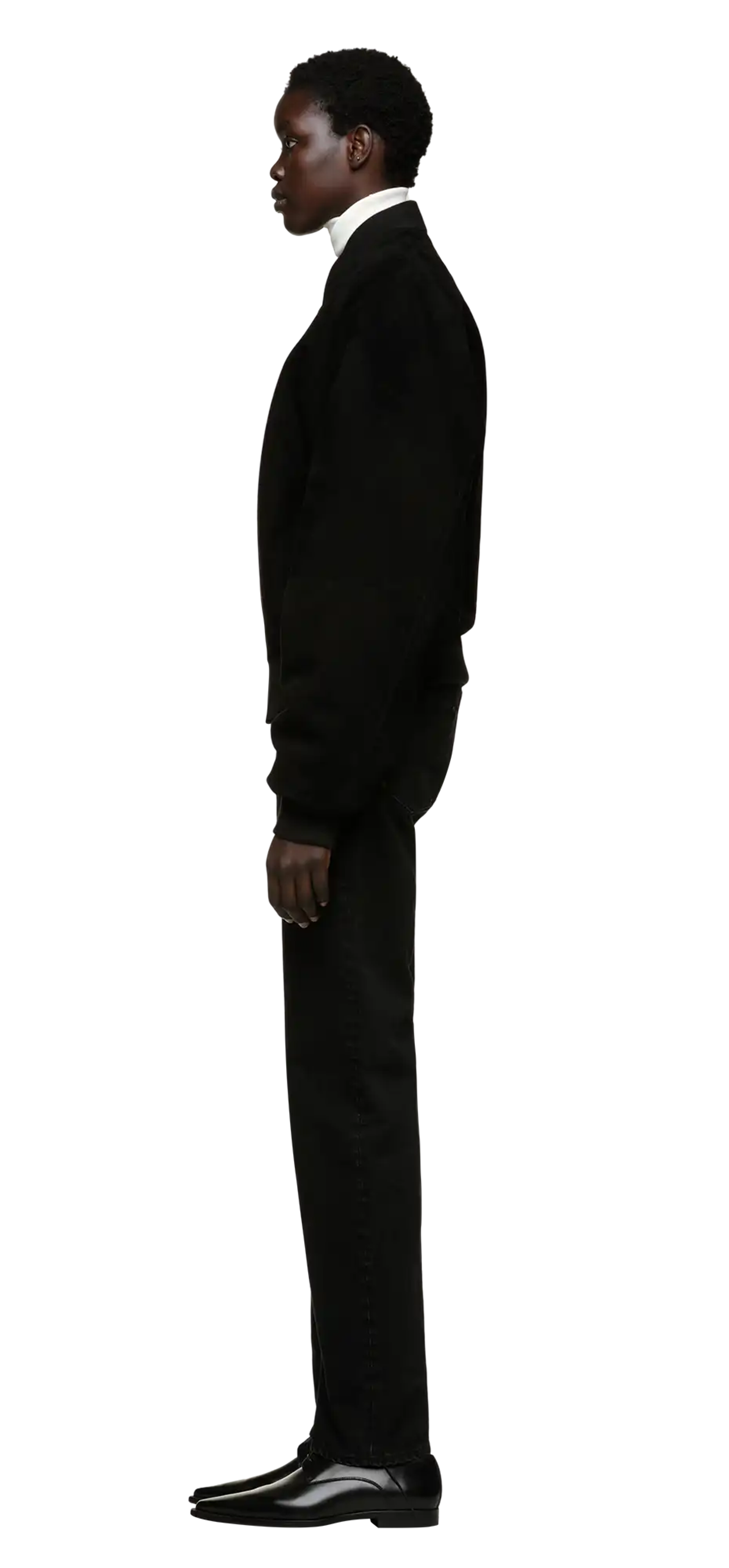 raglan-bomber-black-suede character left view