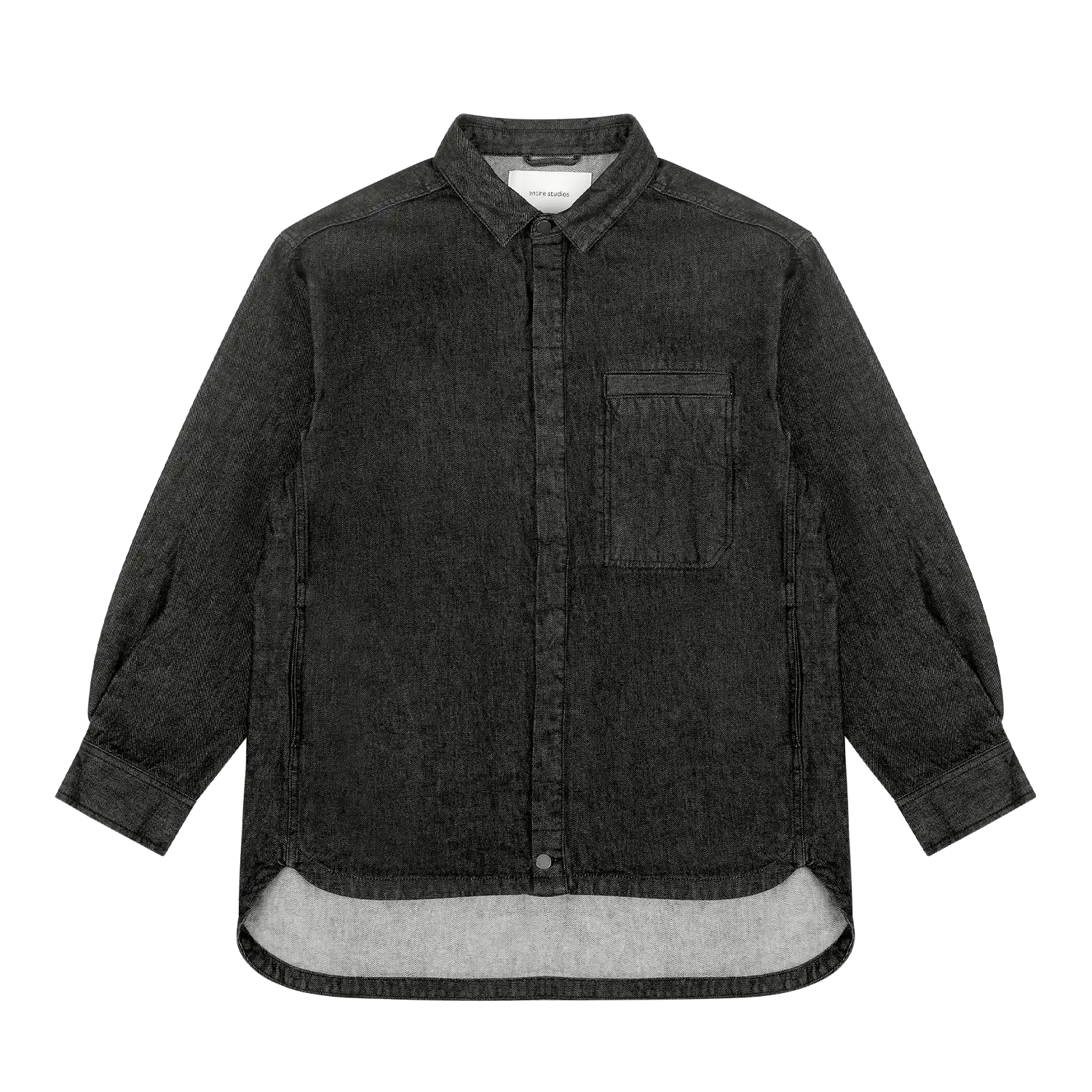 herculean shirt raw black - entire studios herculean shirt raw black - entire studios