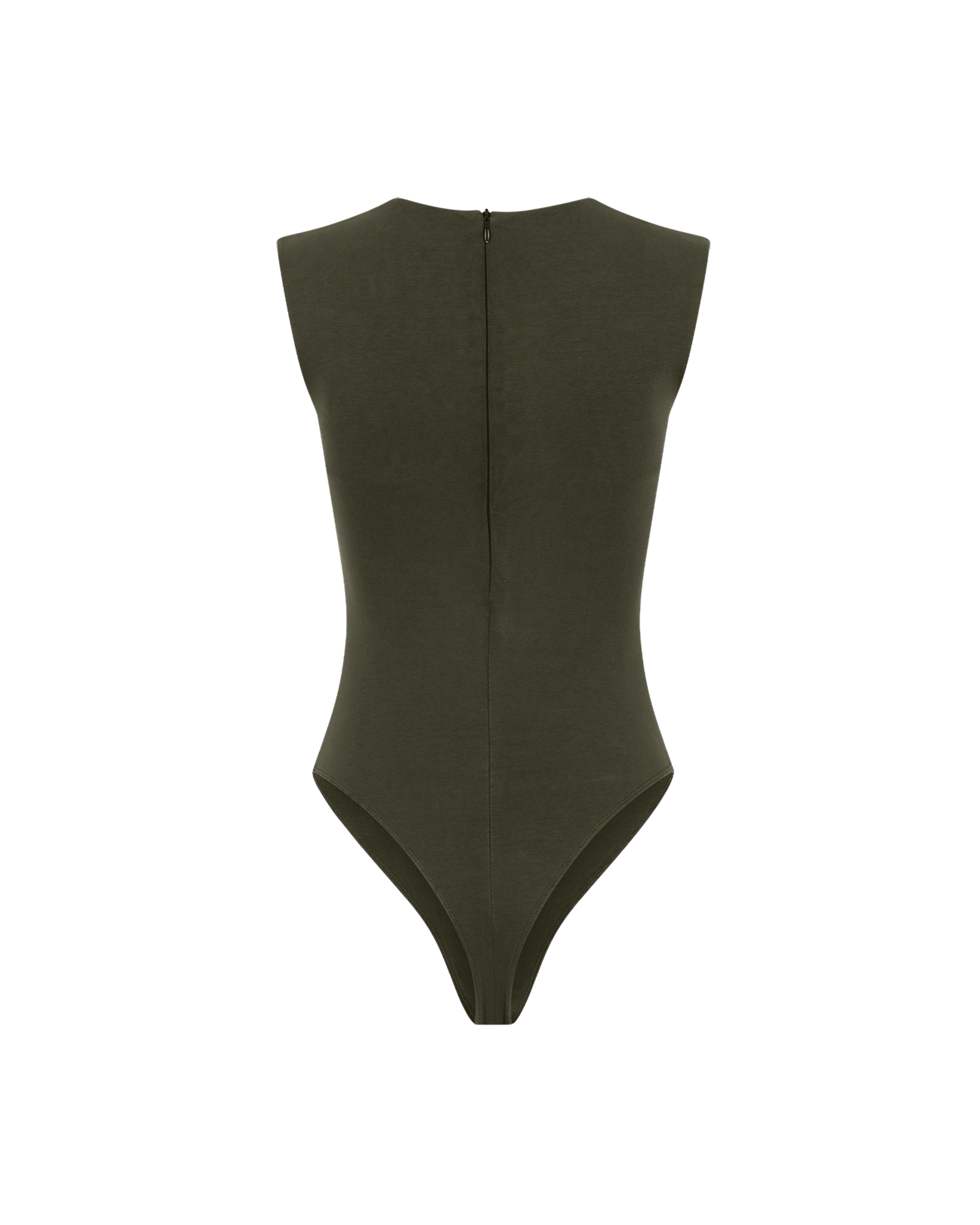 Sleeveless Bodysuit Military - Image 2