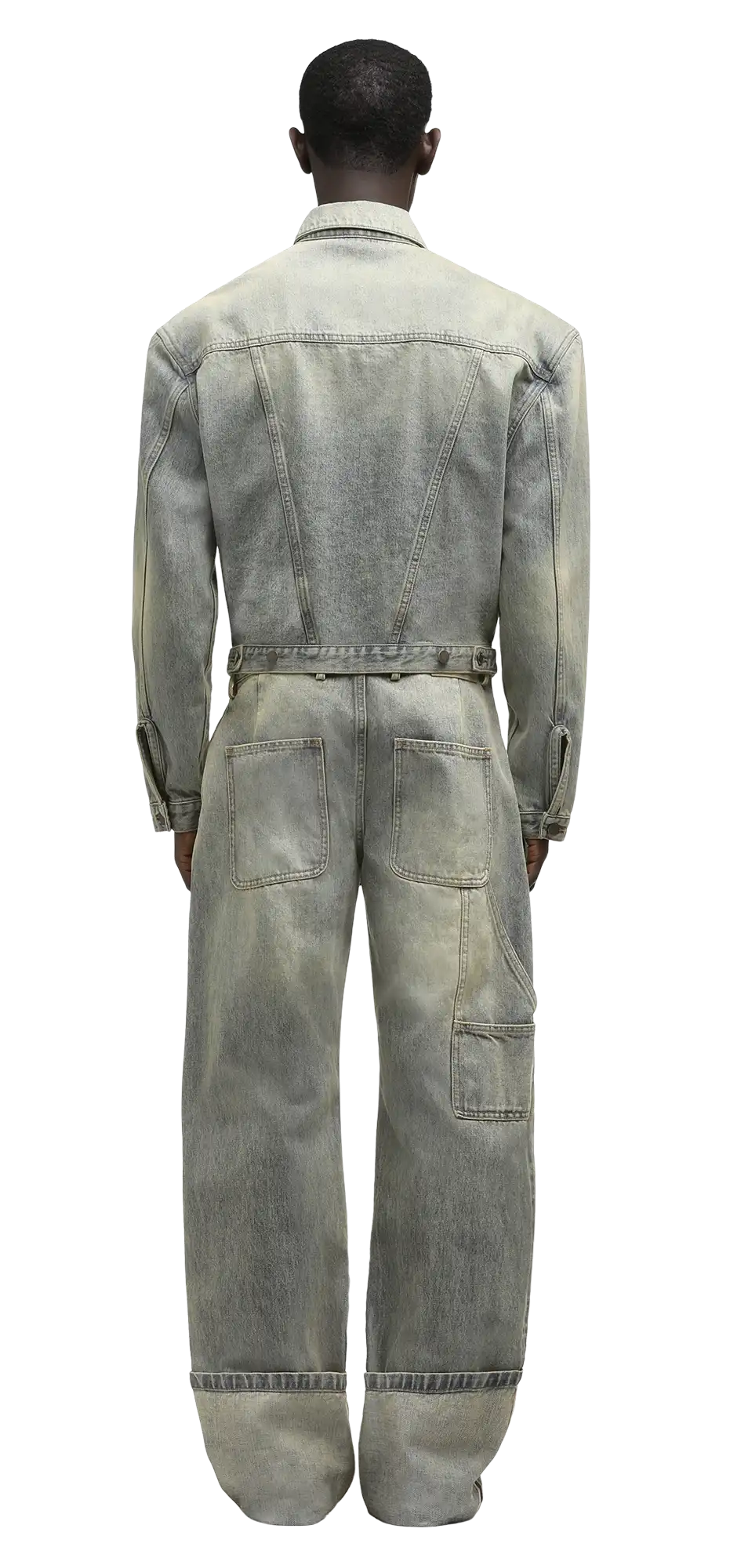 shrunken denim jacket surface wave - entire studios