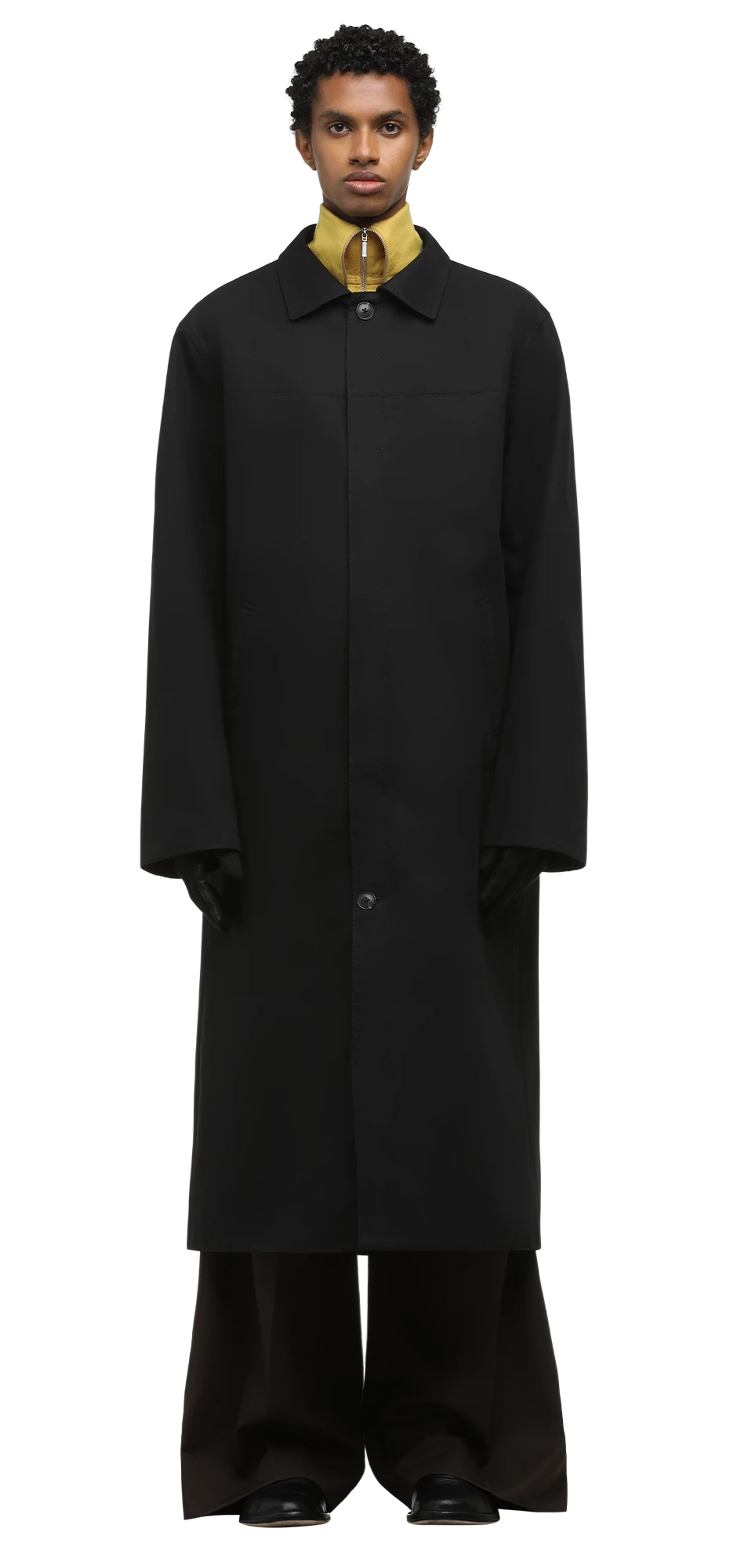carcoat-black character front view