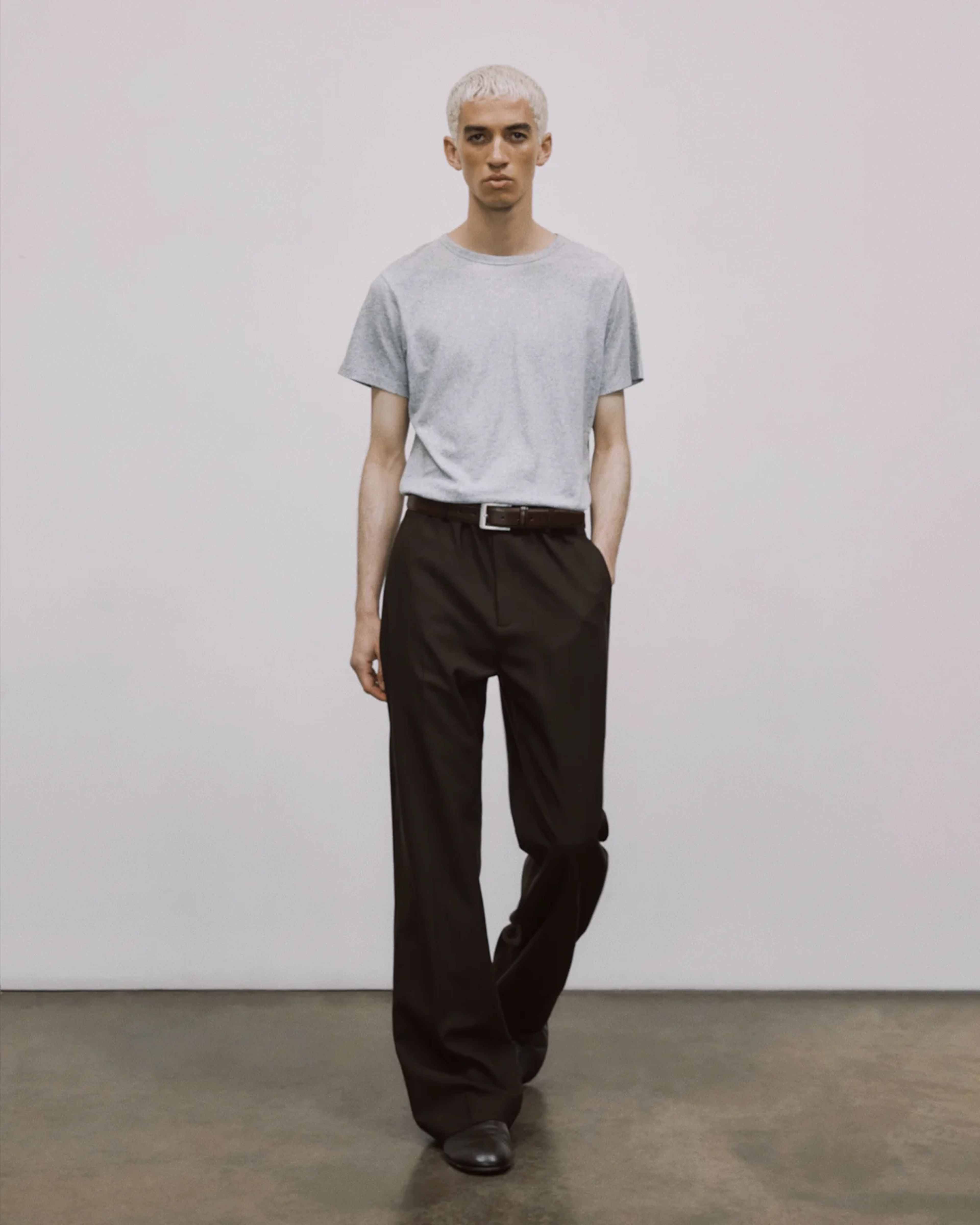 Mini Tee Grey Marle - Image 2