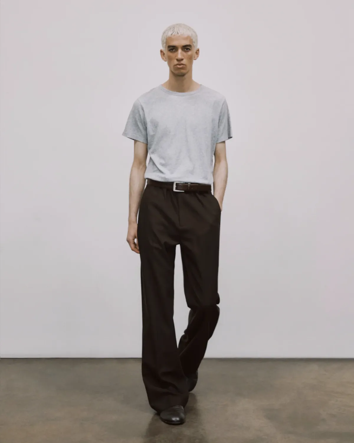Mini Tee Grey Marle - Image 2