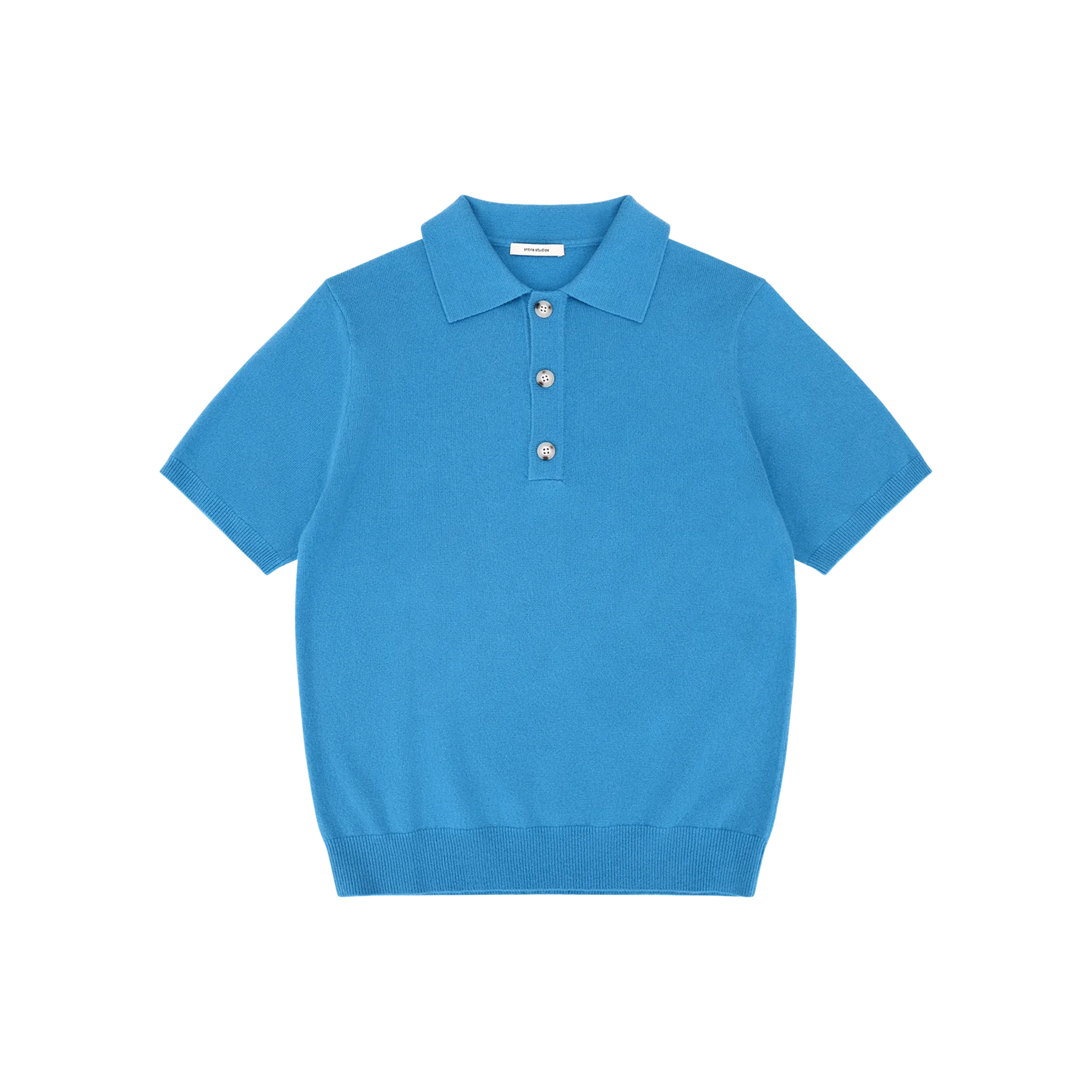 Product short-sleeve-knit-polo-bondi-blue thumbnail