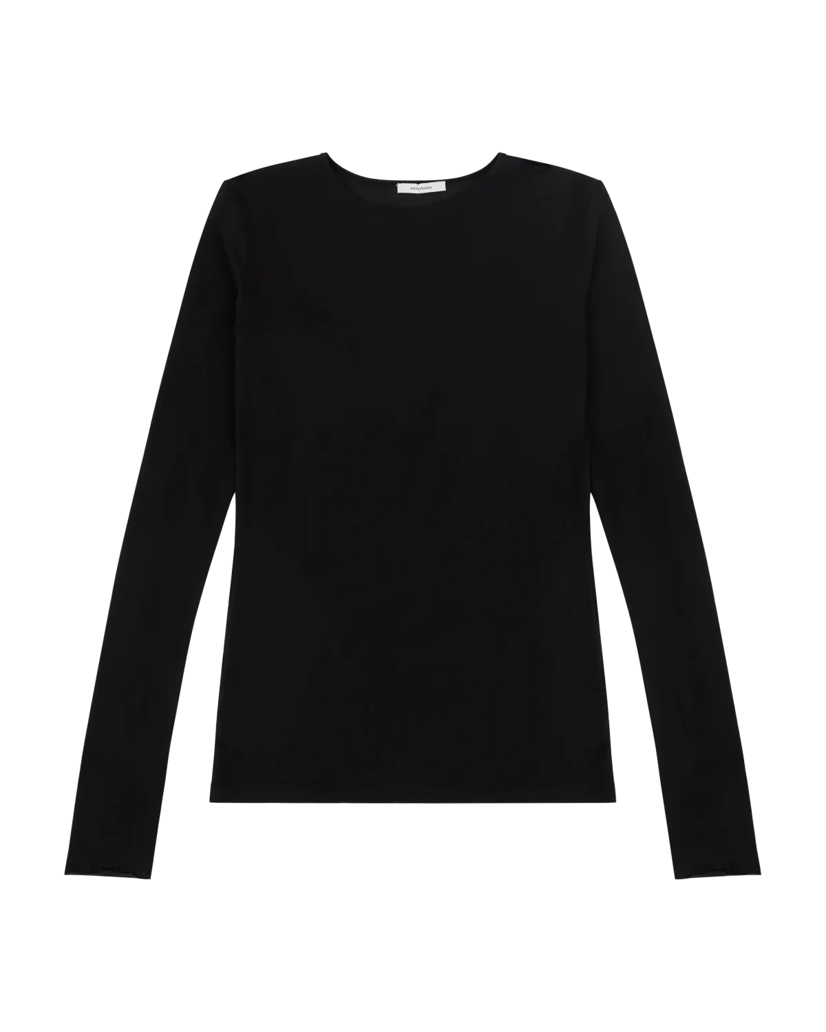 Sheer Long Sleeve Black - Image 5