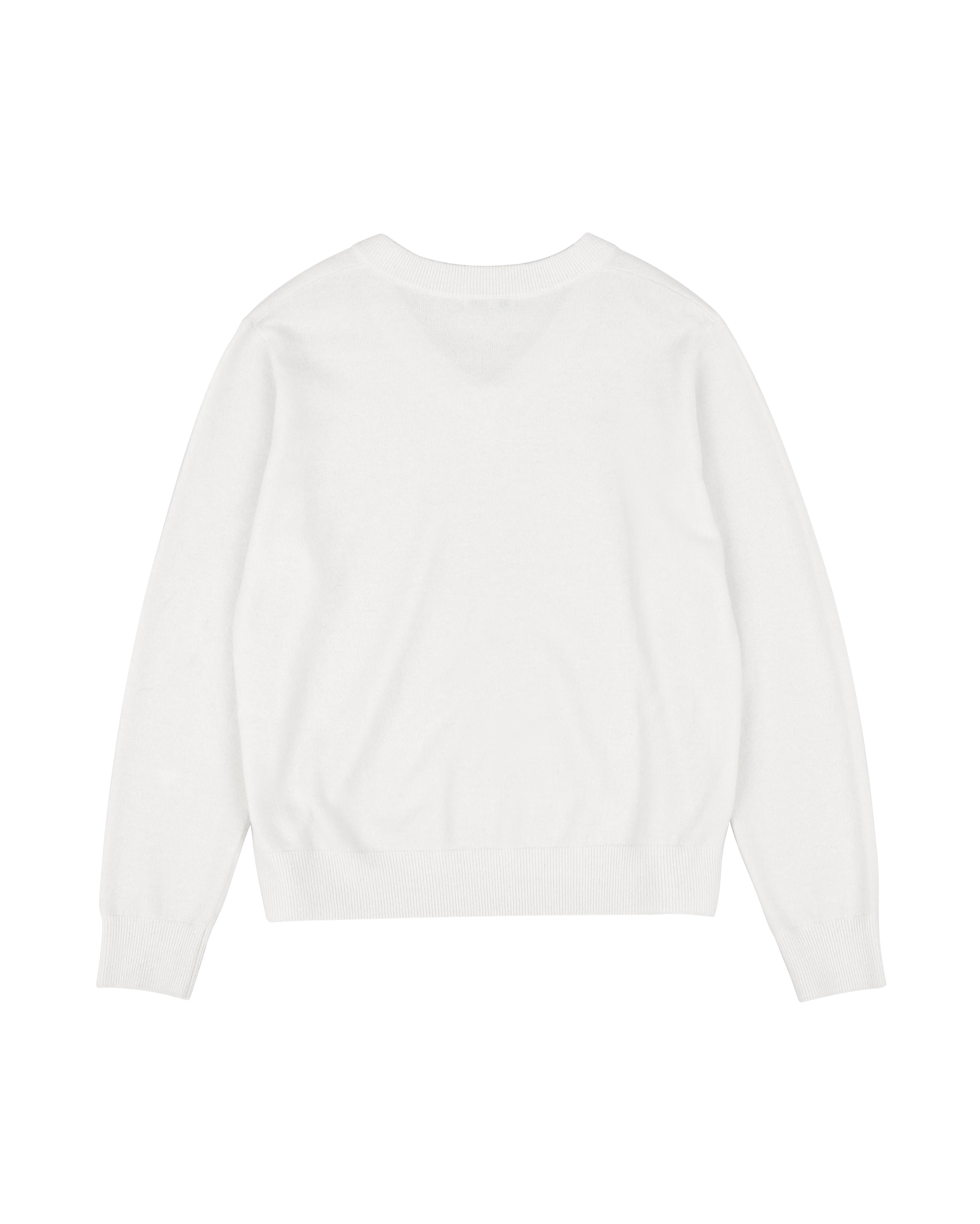 Knit V Neck Bone - Image 5