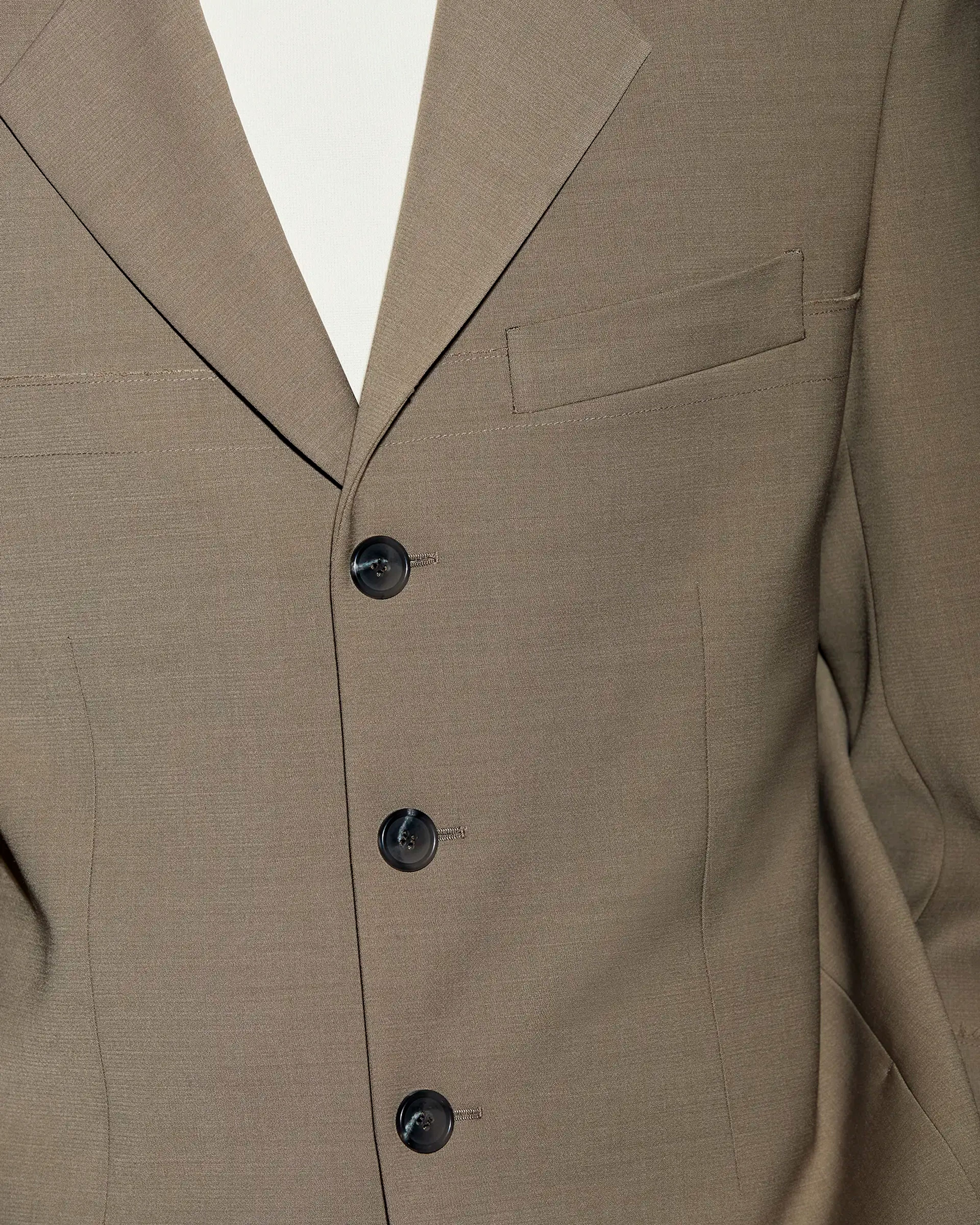 Single Breasted Jacket Camel - Image 1