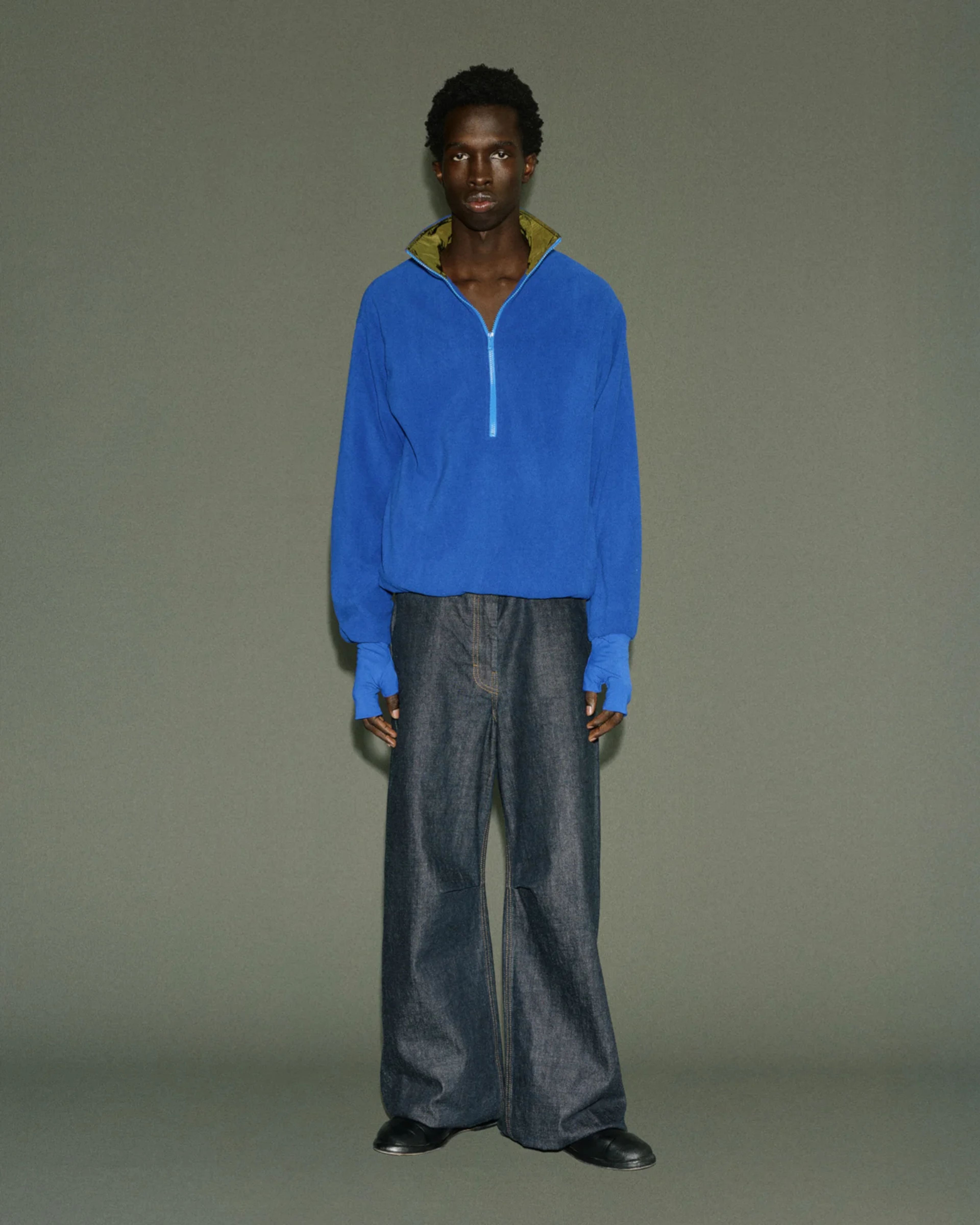 Shell fleece cerulean