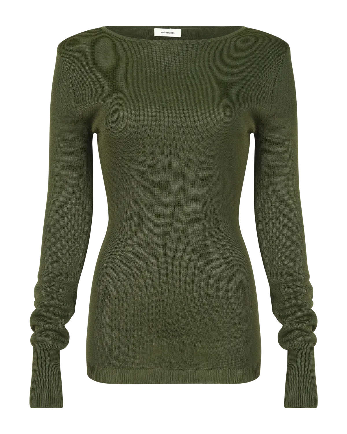 LS Boat Neck Top Moss - Image 3