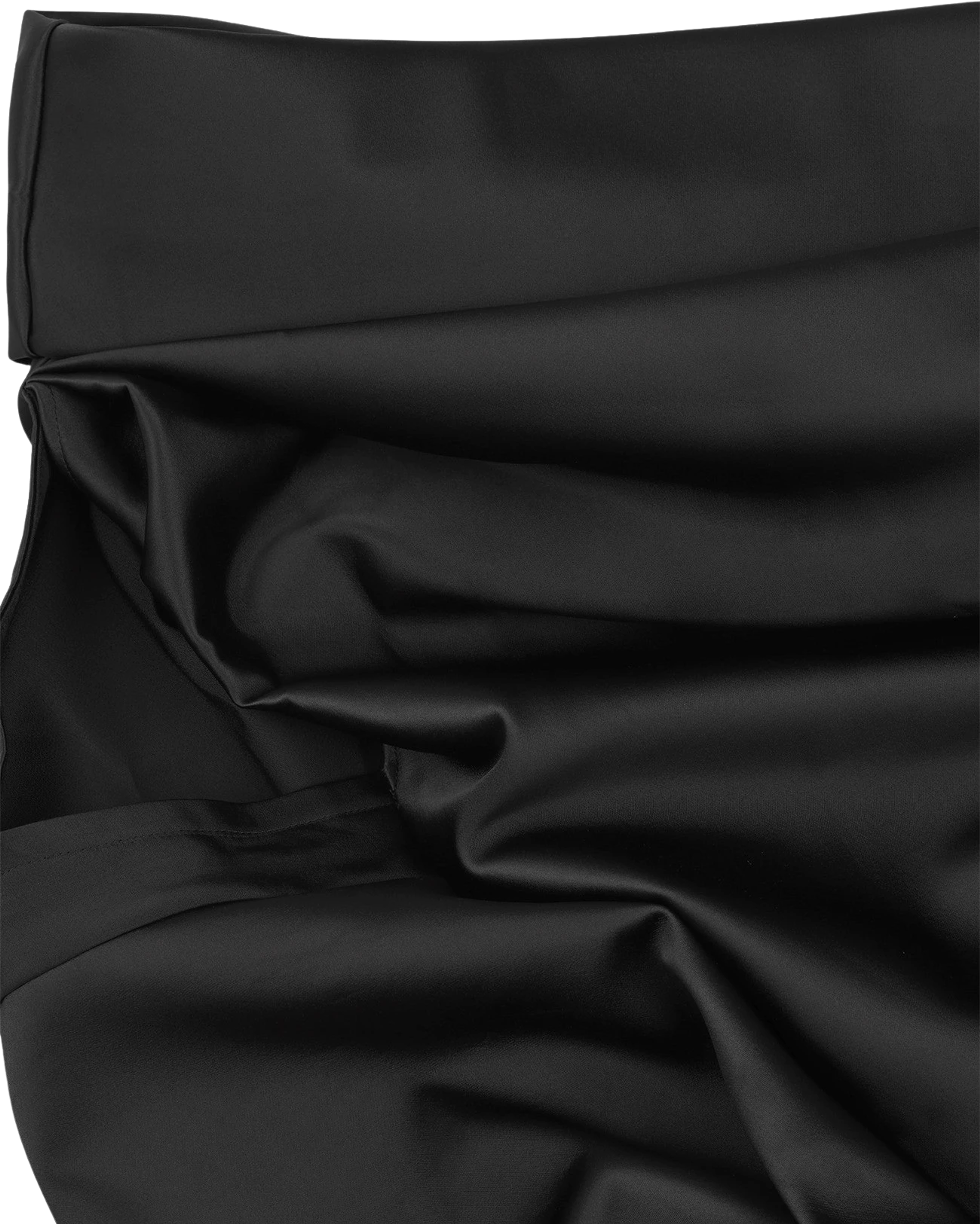 Moulded Top Black Sateen - Image 6